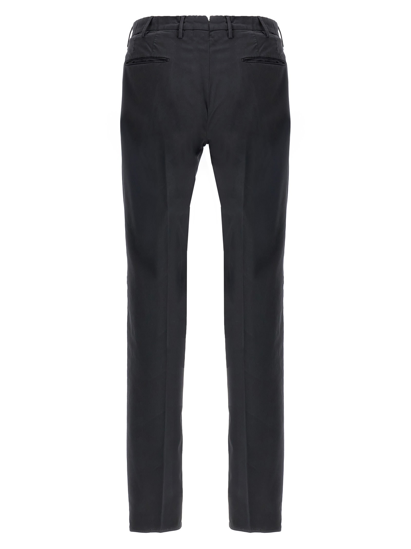 Incotex Batavia Trousers Back Pocket In Gray