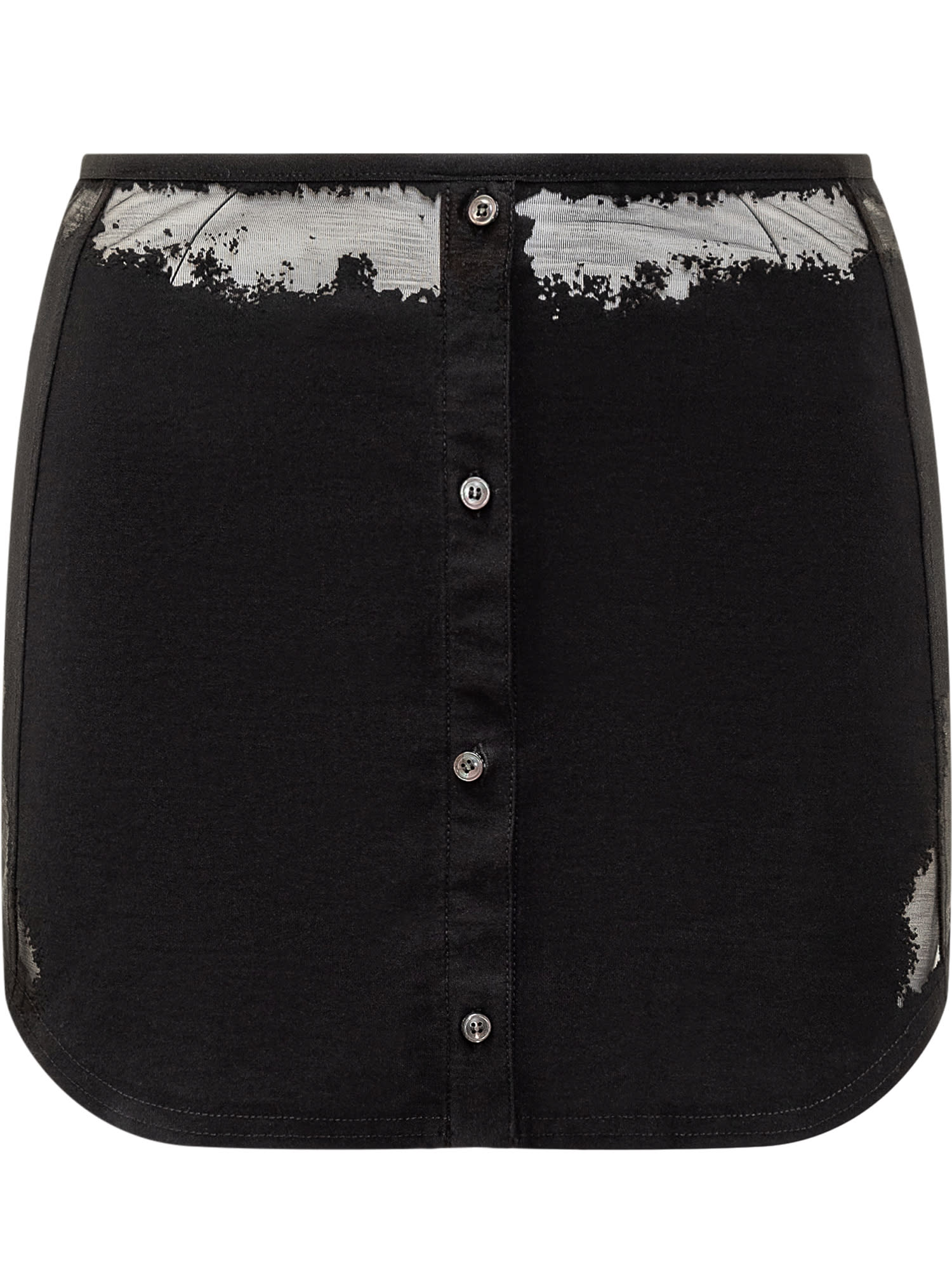 Shop Diesel Malvy Skirt In Nero