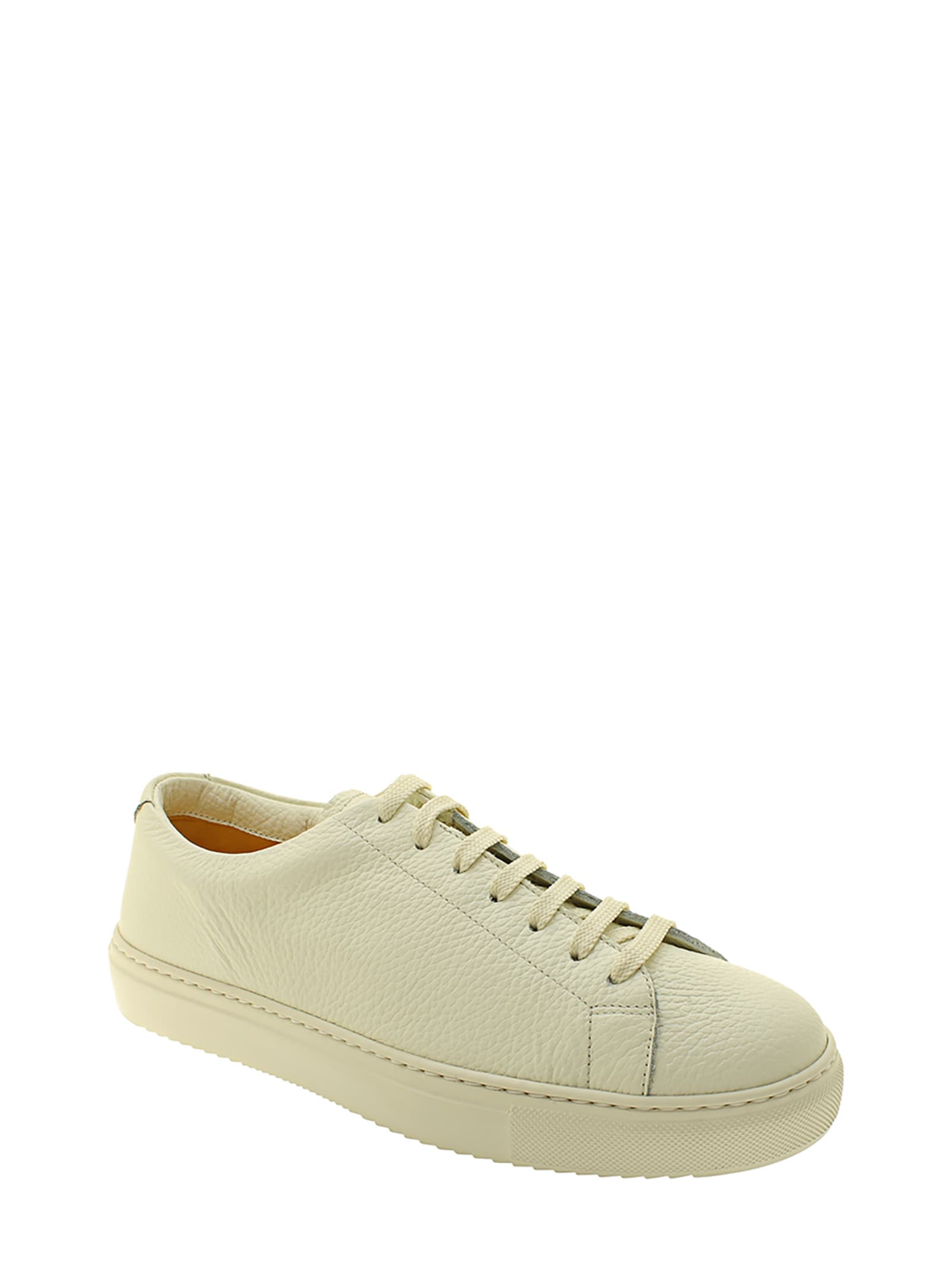 Shop Doucal's Sneakers In Cream