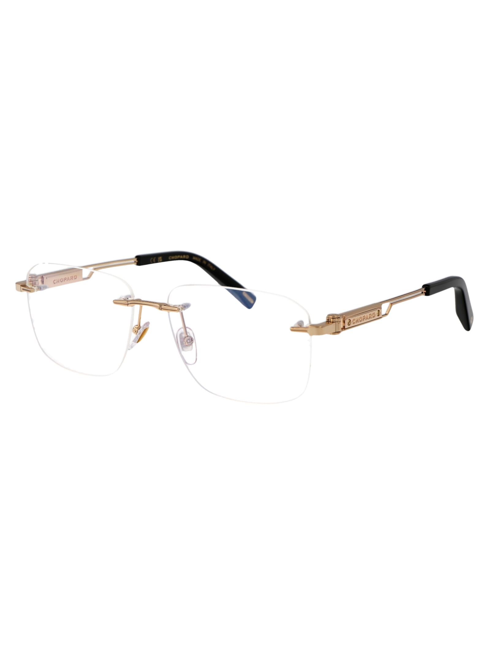 Shop Chopard Vchg86 Glasses In 0300 Gold