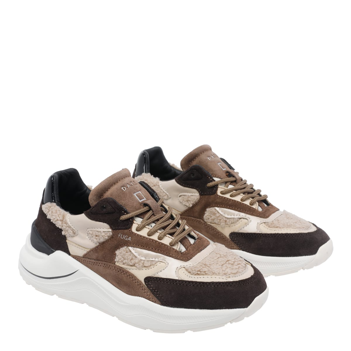 Date Fuga Panelled Sneakers In Multi