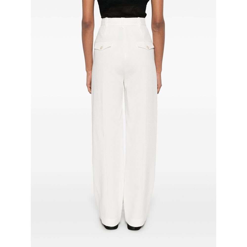 Camilla And Marc Belt-loop Casual Pants In White