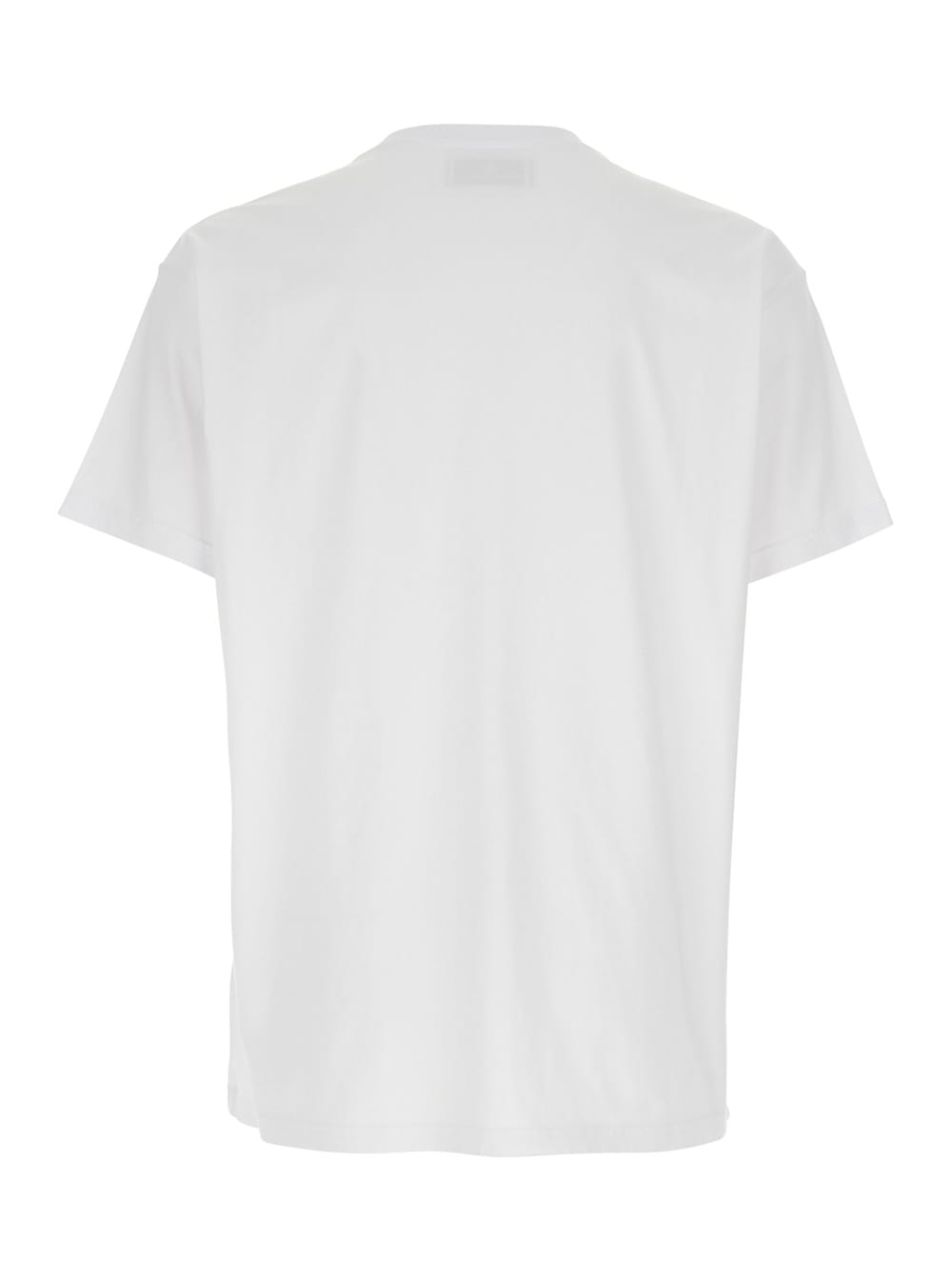 Vivienne Westwood White Crewneck T-shirt With Orb Logo Detail On The Front In Cotton Woman In White