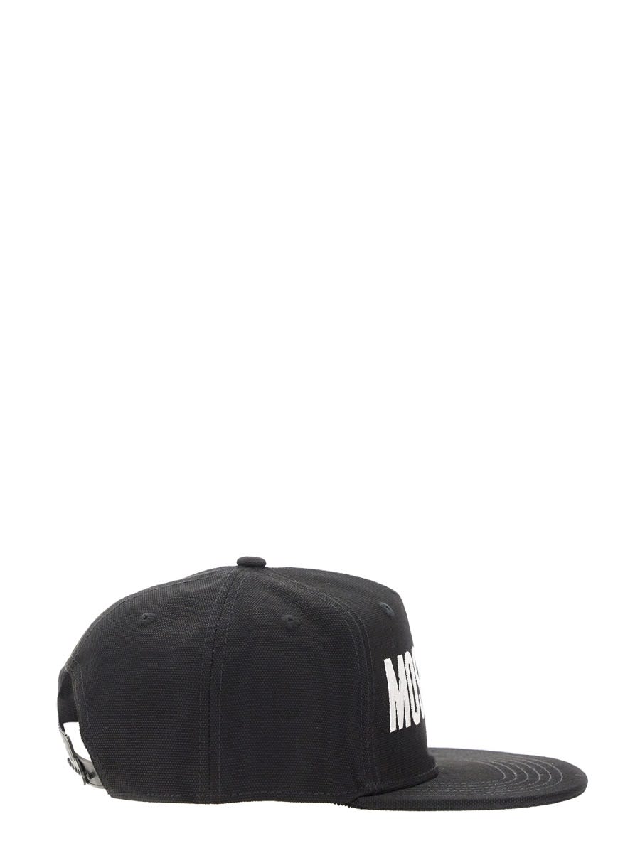 Shop Moschino Baseball Cap In Black
