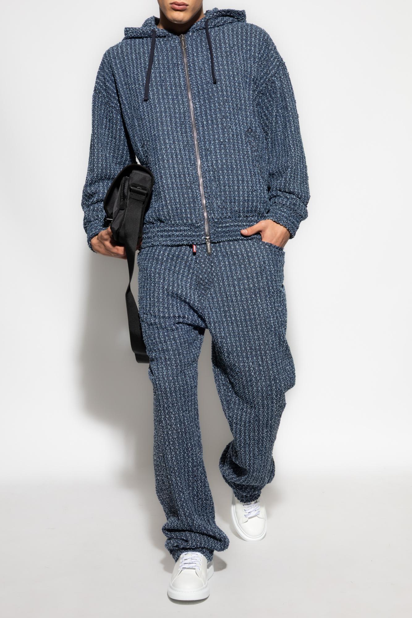 Dsquared2 Hooded Jacket In Blue