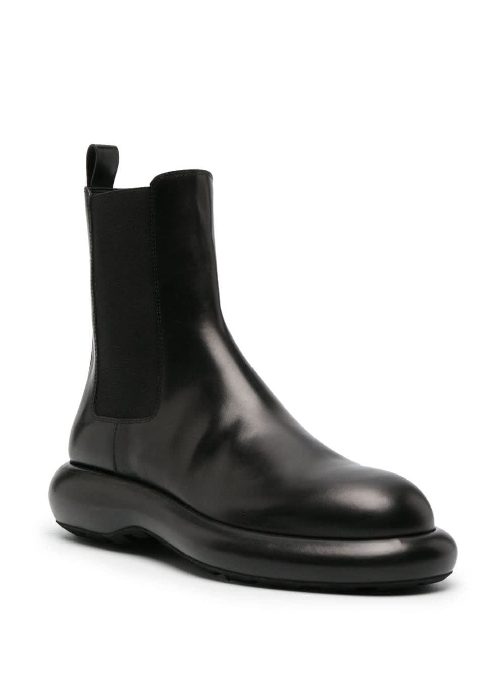 Shop Jil Sander Cuscion Boots In Black