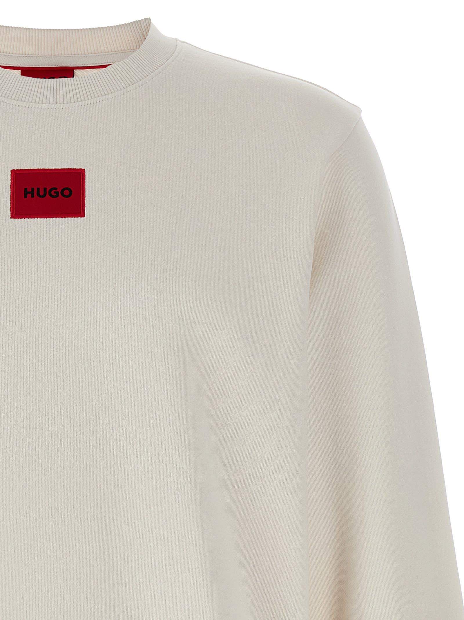 Shop Hugo Boss Diragol212 Sweatshirt In White