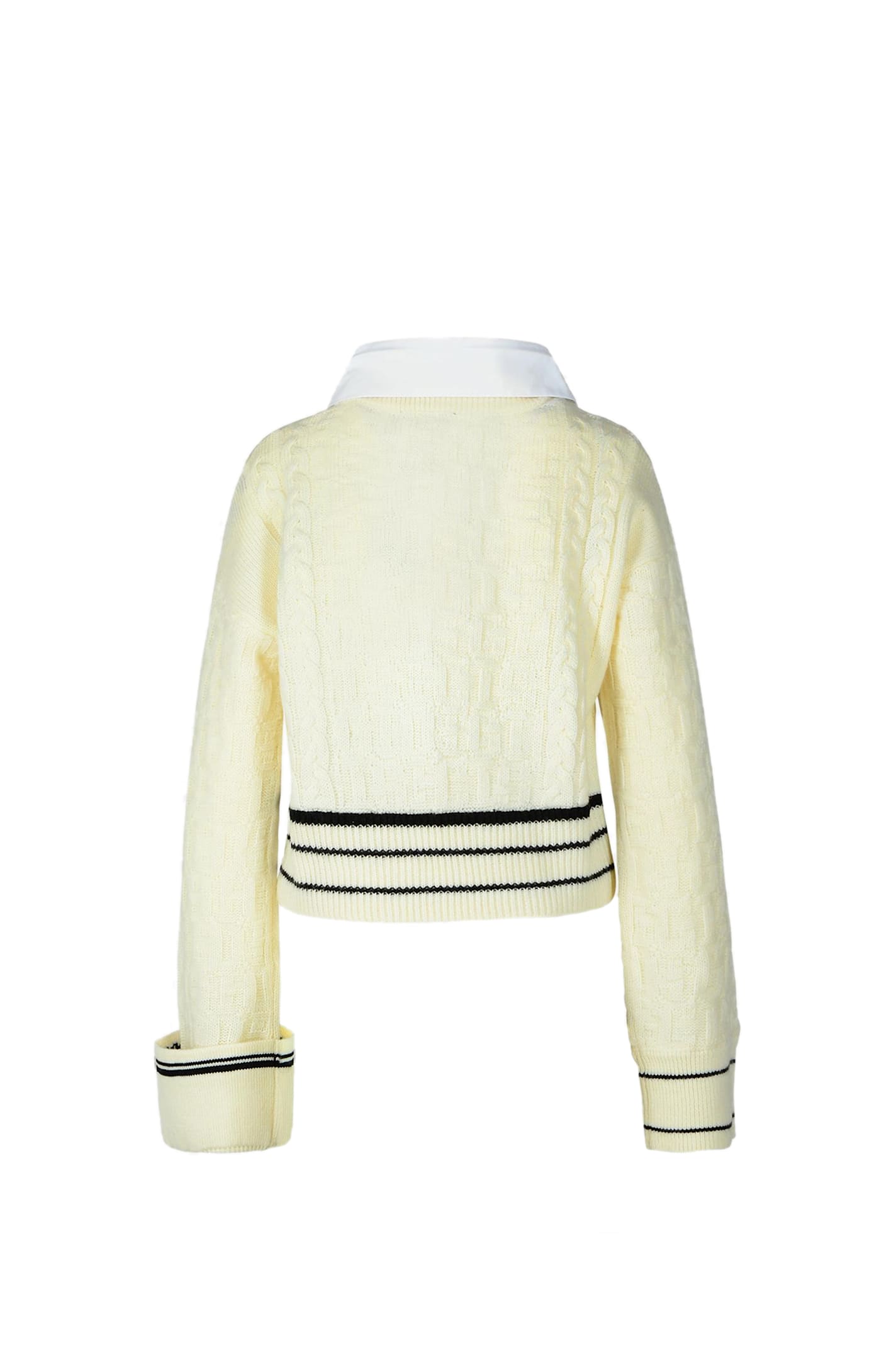 Shop Gcds Sweater In White