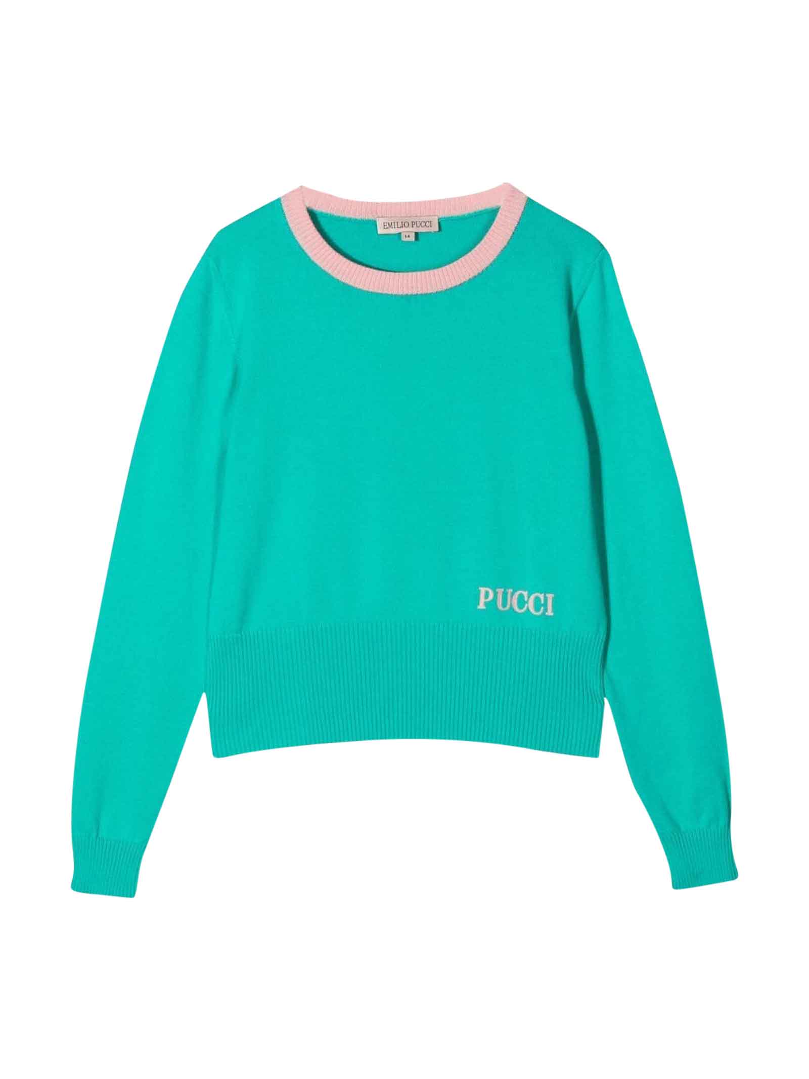 Emilio Pucci Girl Green Sweater