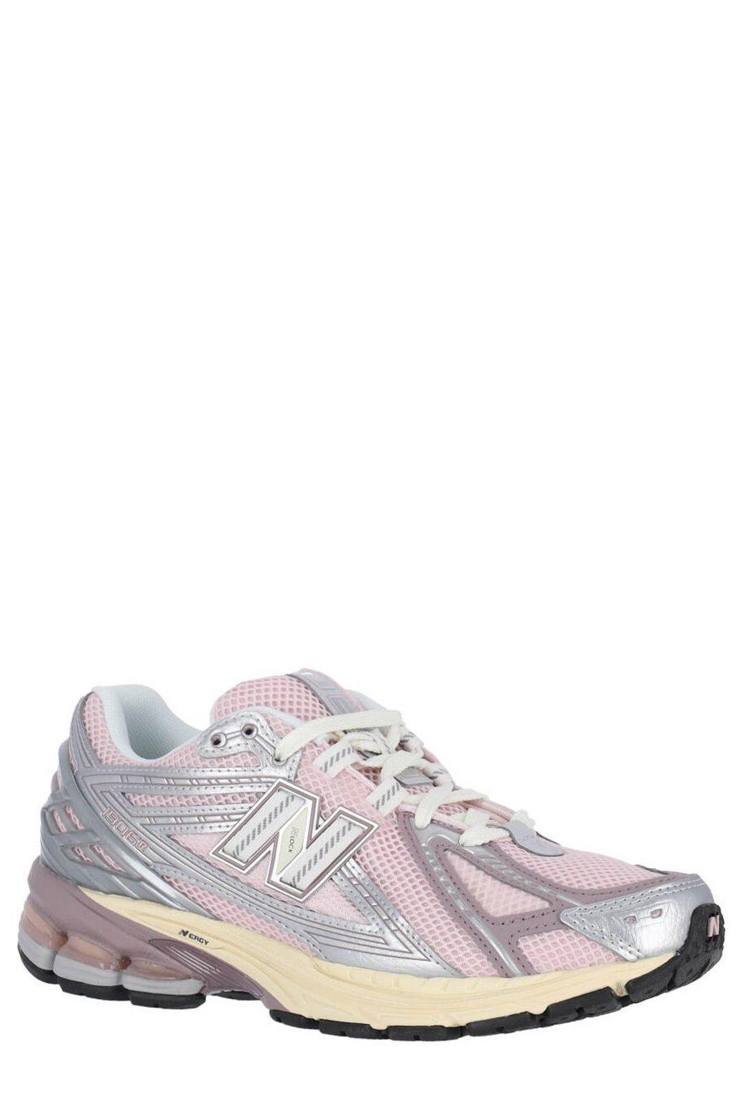 New Balance Pink Low Top Sneakers With Logo Patch On Side And Tongue And Perforated Panels In Tech Fabric Unisex In Multi