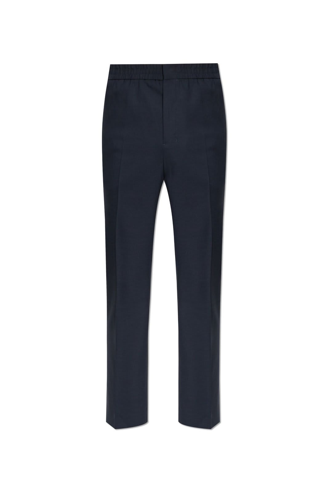 Shop Ami Alexandre Mattiussi Paris Straight-leg Tailored Pants In Blue