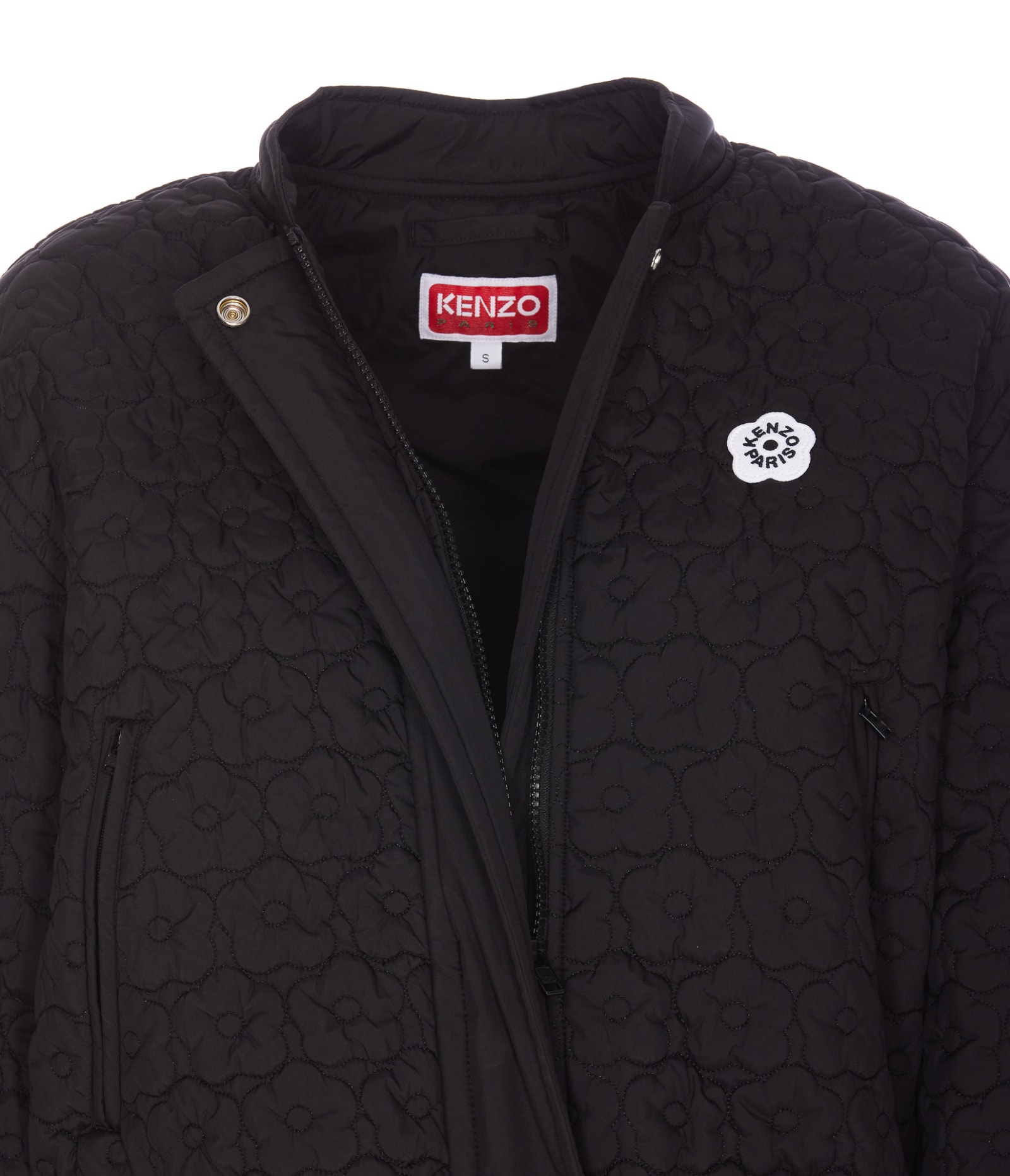 Shop Kenzo Boke 2.0 Quilted Jacket In Black