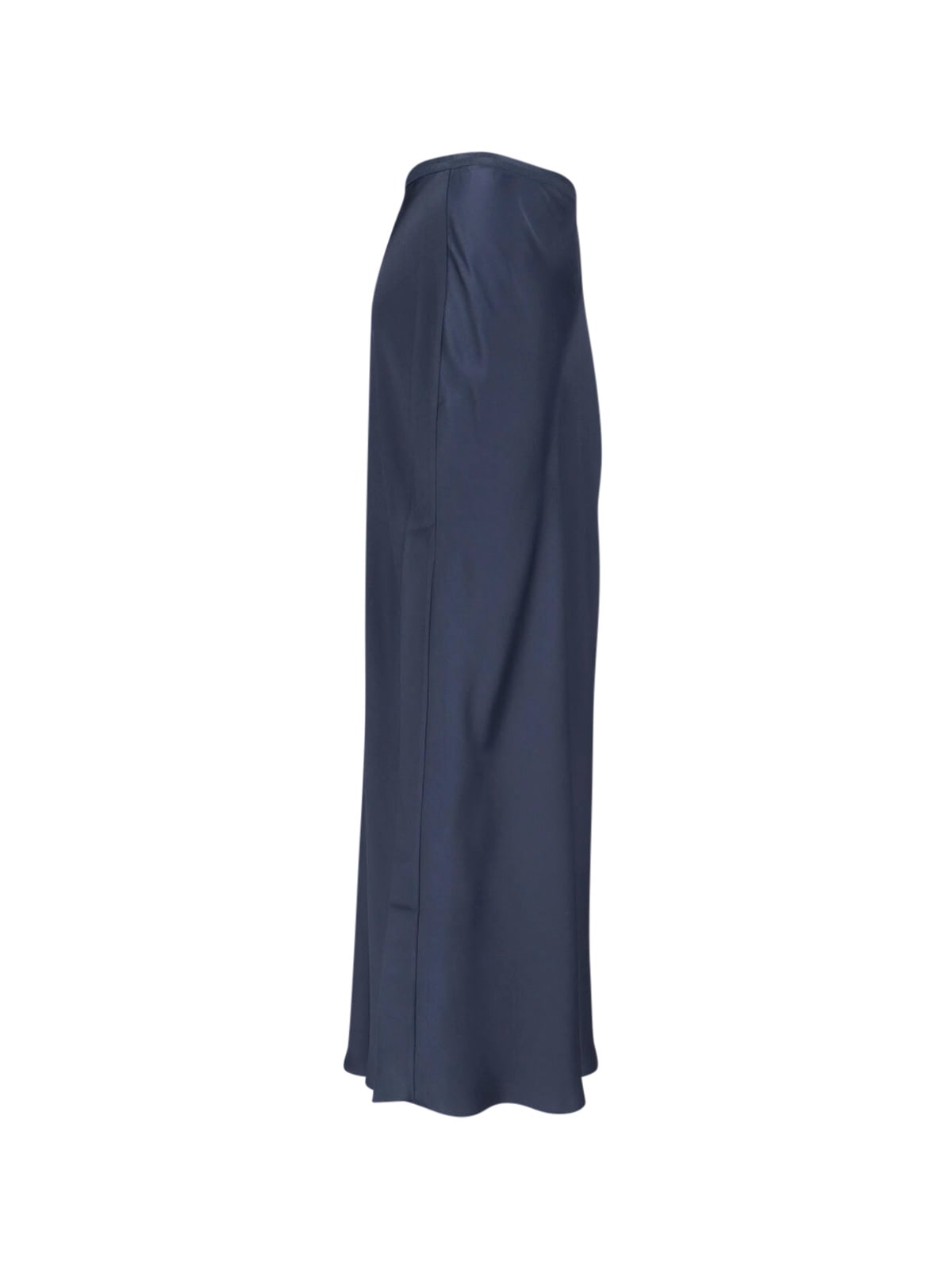 Shop Anine Bing Maxi Sheath Skirt In Blue