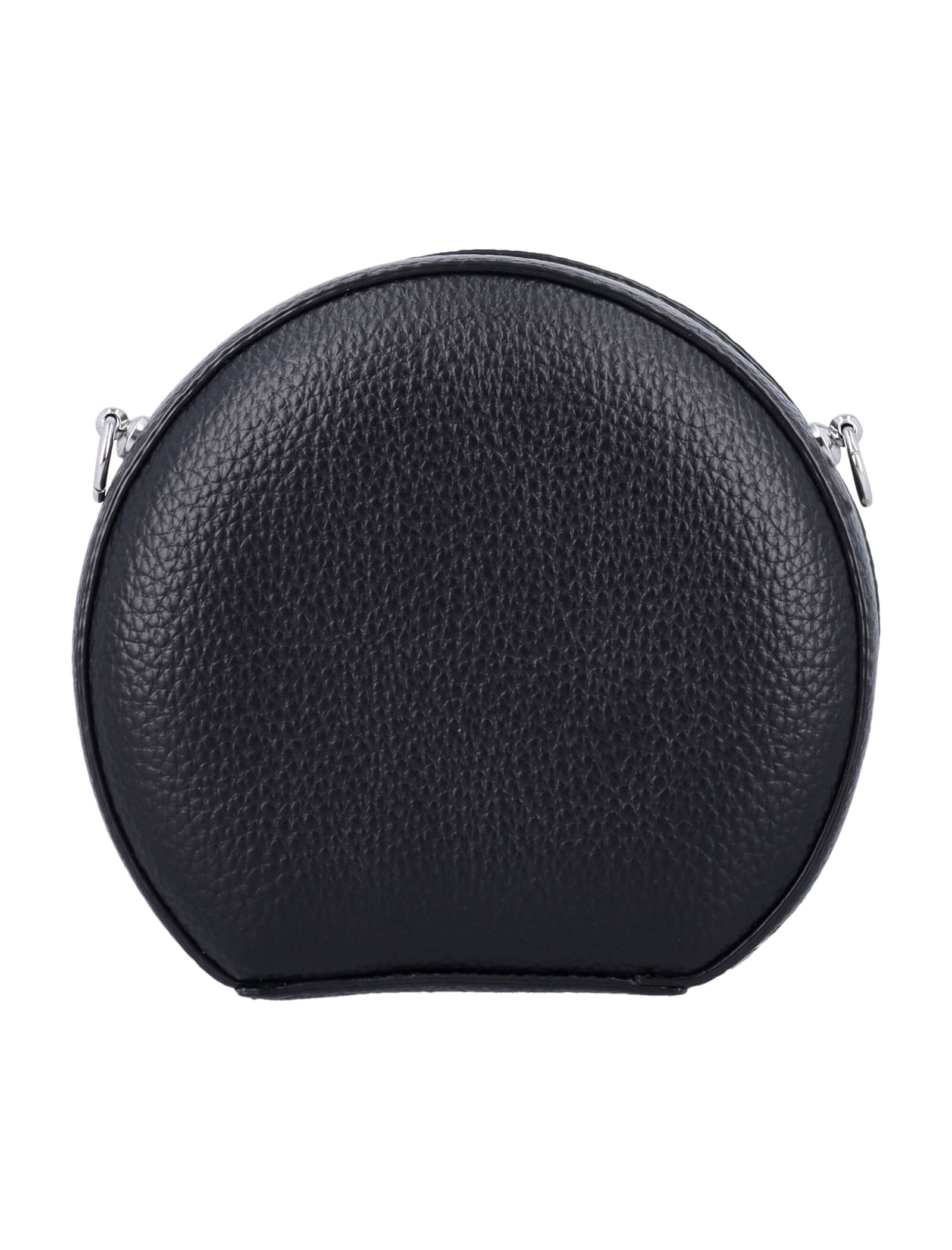 Shop Vivienne Westwood Mini Round Crossbody Bag In Black