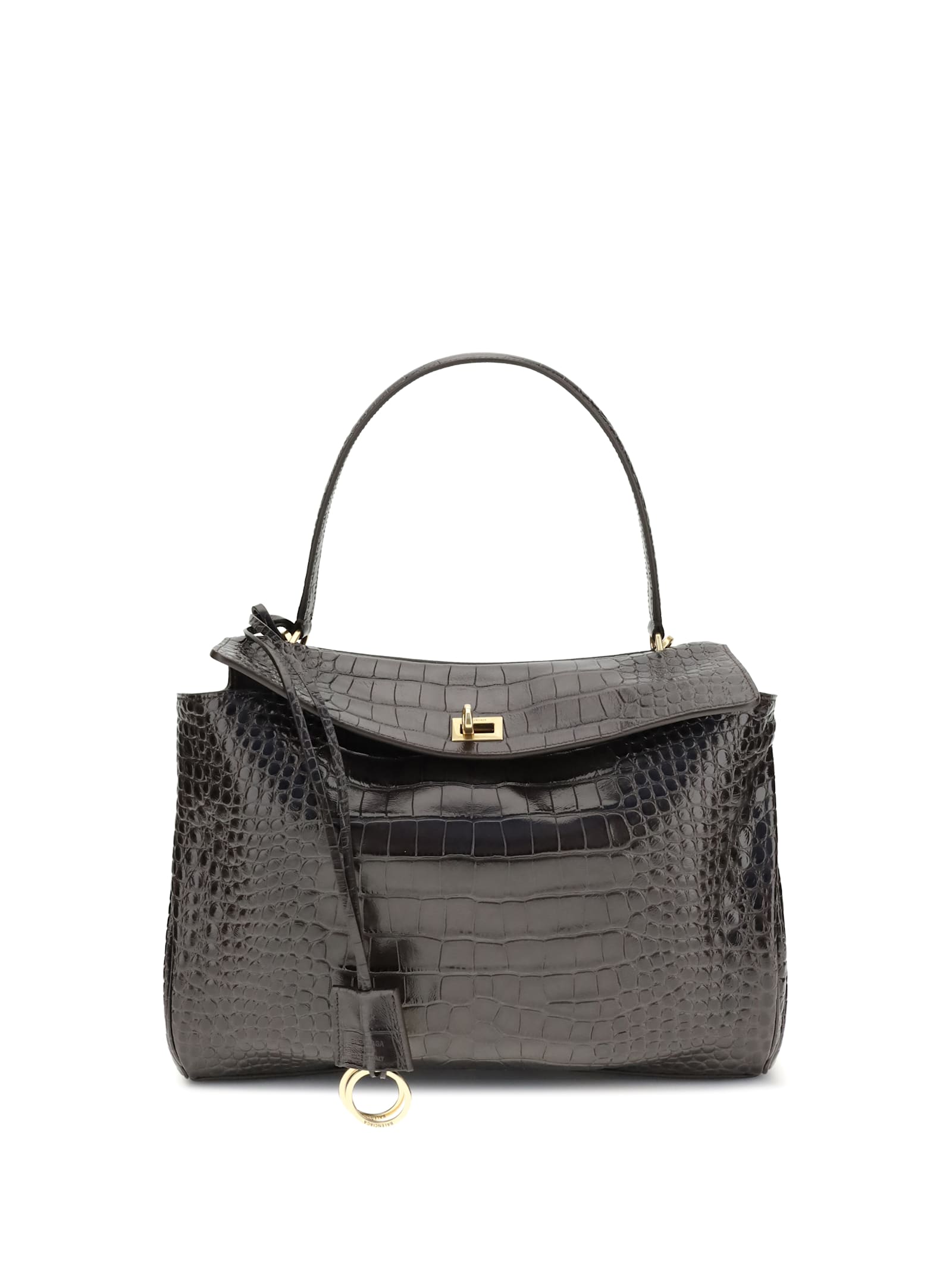 Balenciaga Women Rodeo Medium Handbag In Brown