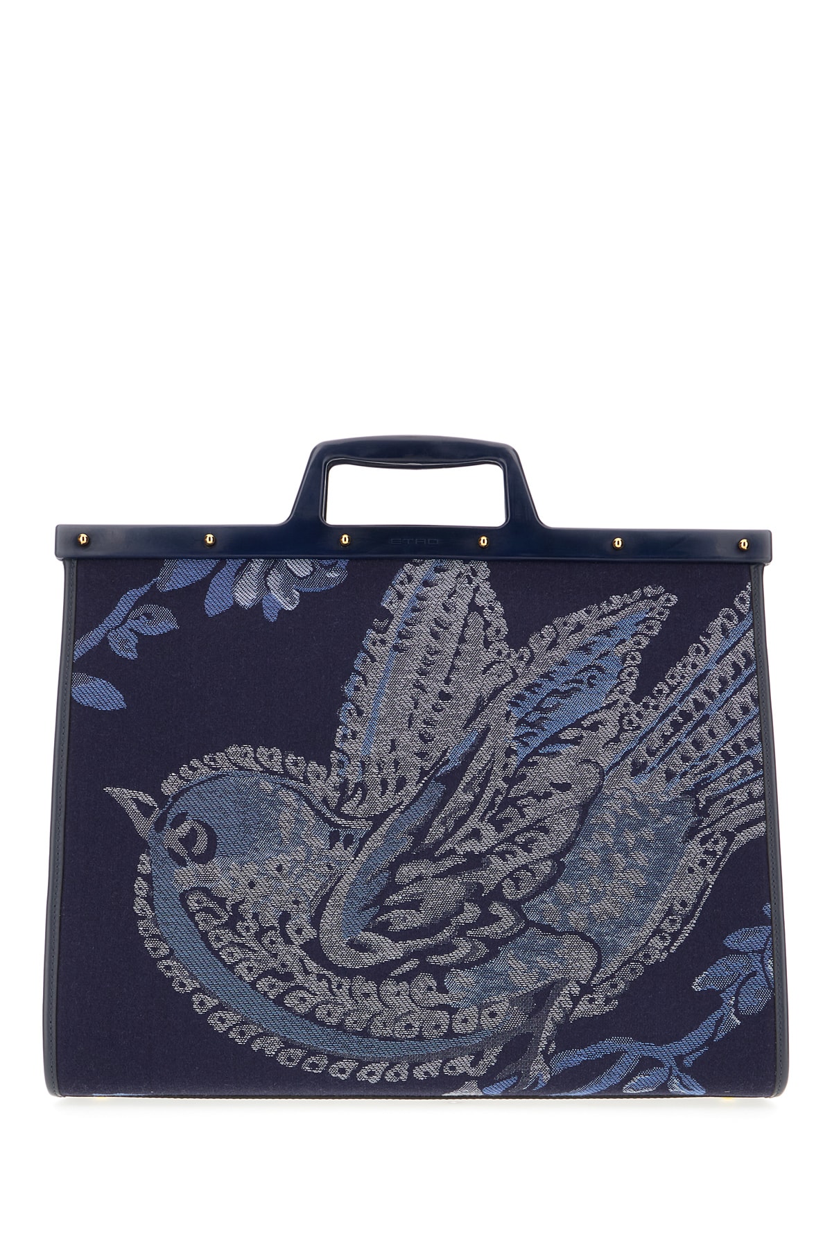 Shop Etro Embroidered Canvas Love Trotter Shopping Bag In 0200