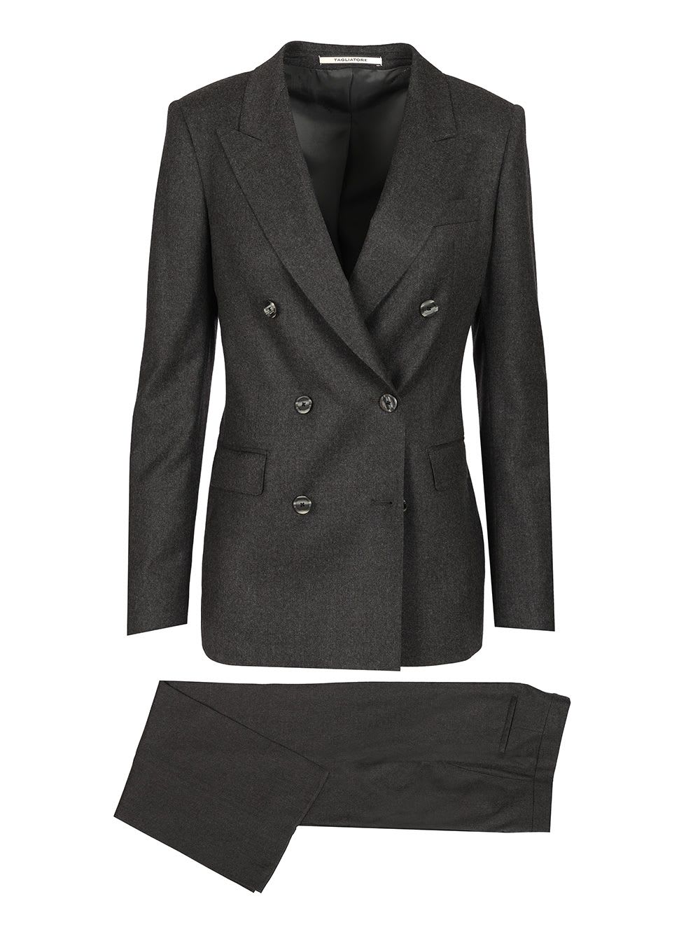 Tagliatore T-parigi10bad Double Breasted Blazer Blue Tailleurs Dresses Blue In Gray