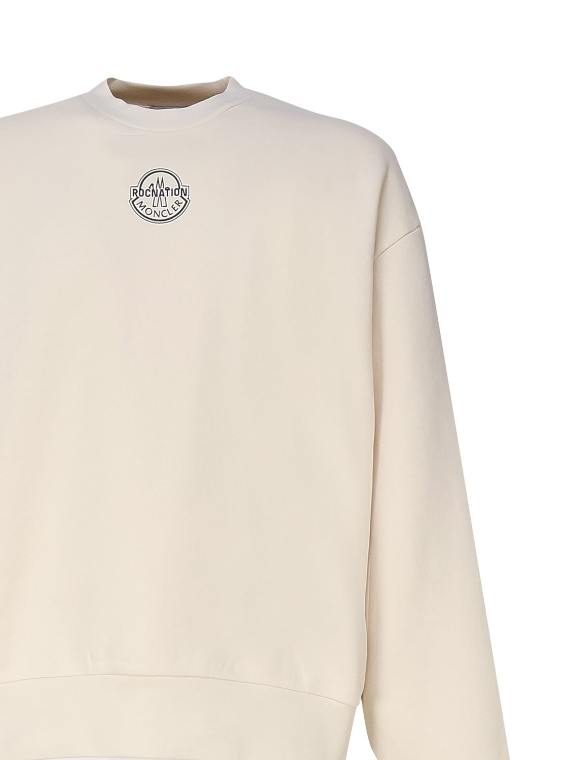 Shop Moncler Genius Logoed Sweatshirt In White
