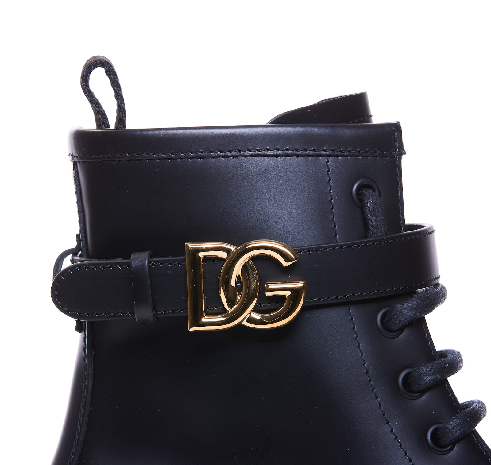 Shop Dolce & Gabbana Logo Booties In Black