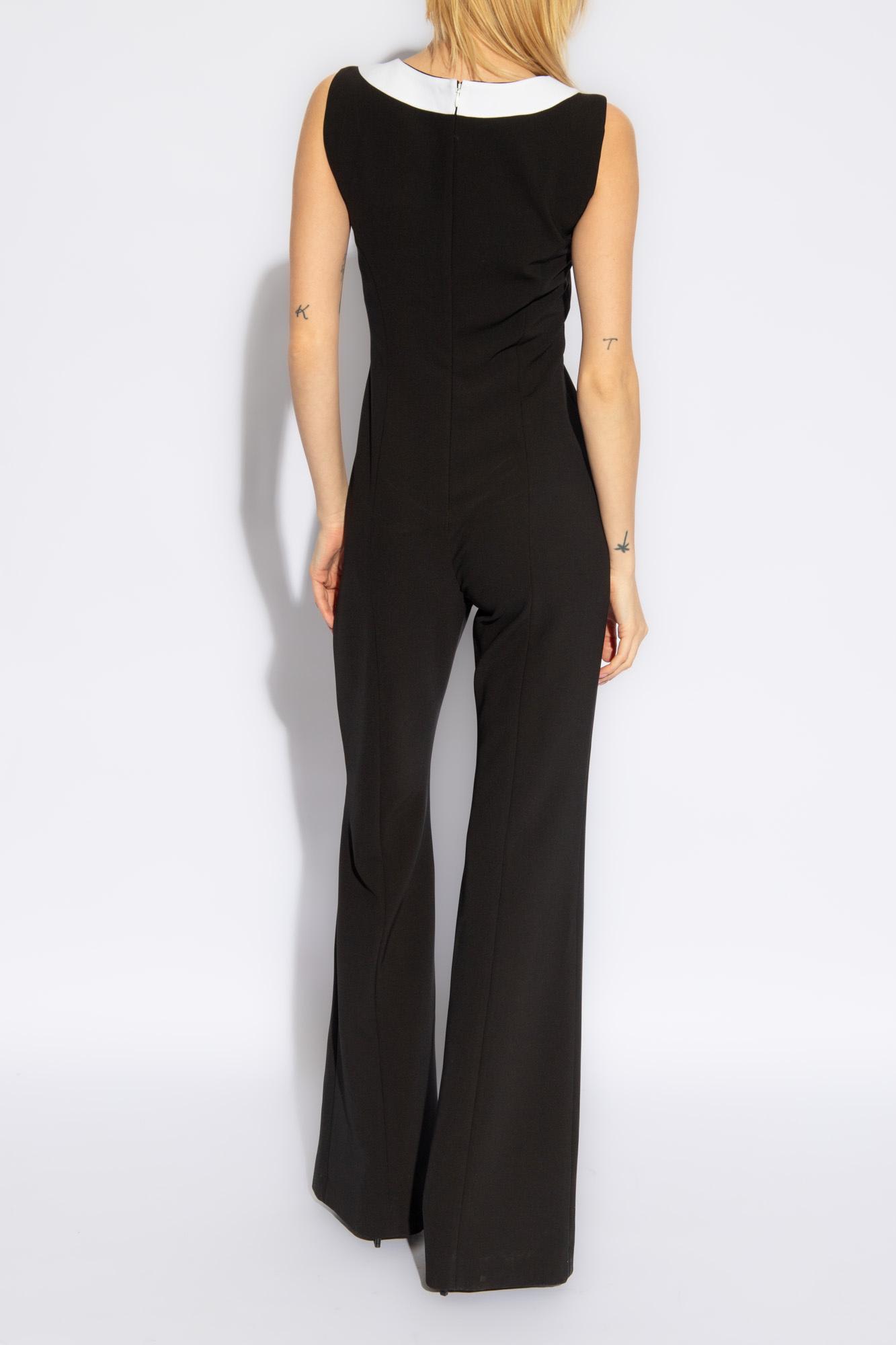 Shop Moschino 40th Anniversary Jumpsuit In Black