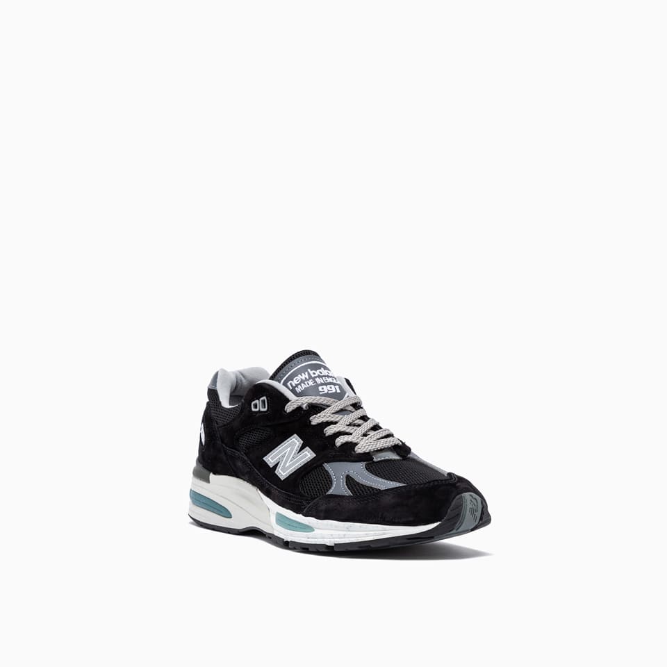 New Balance Mesh And Suede Sneakers With Reflective Accents In Black D