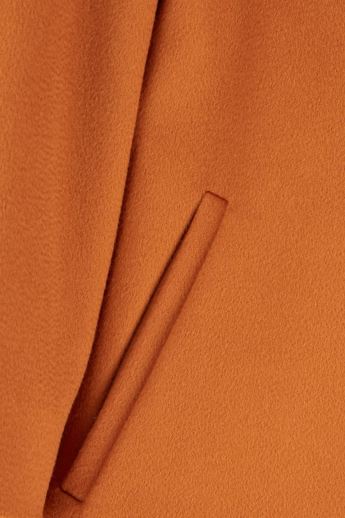 Max Mara Newmang Orange Coat In Zucca