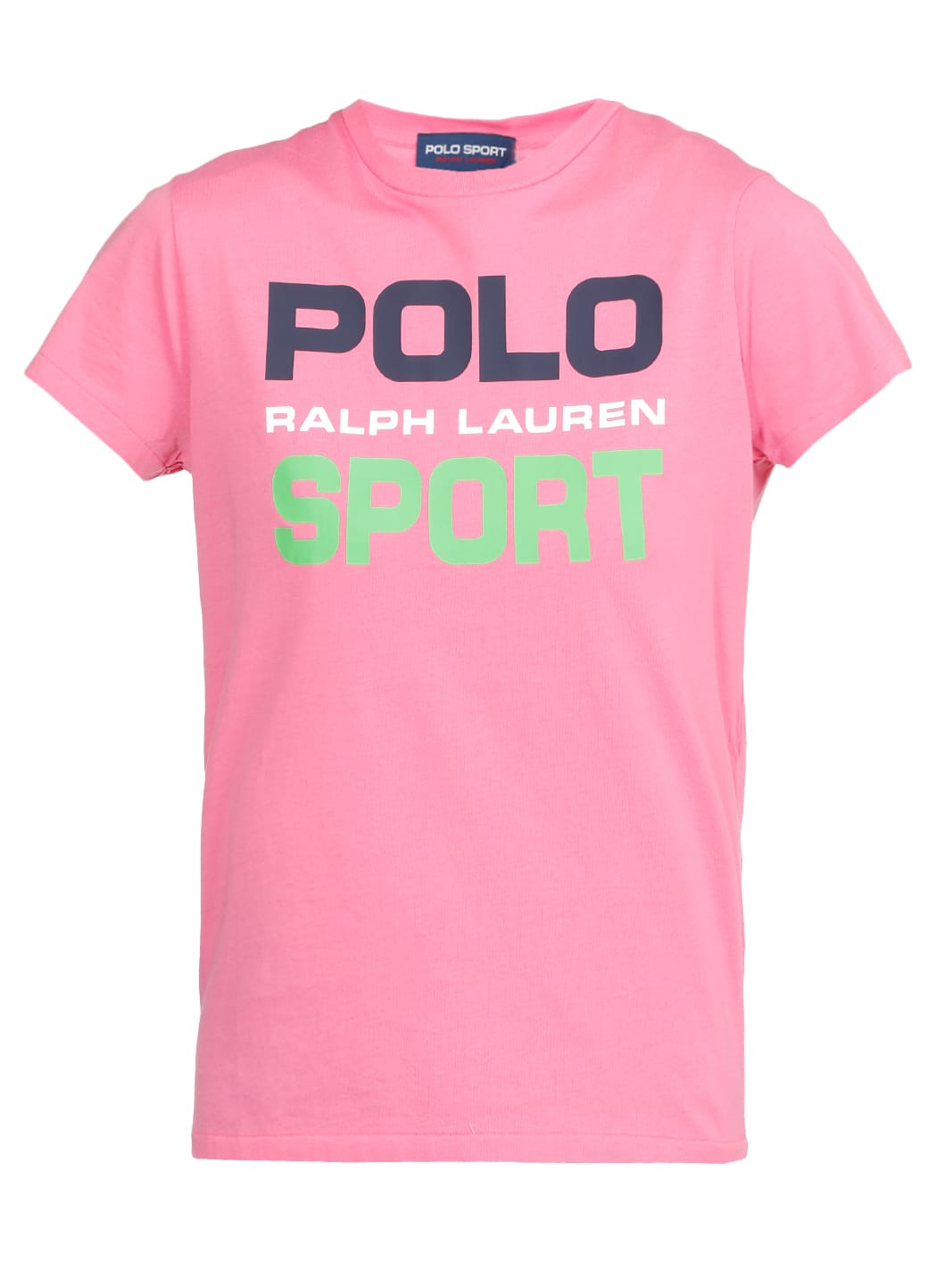 Ralph Lauren Cotton T-shirt In Blaze Knockout Pink