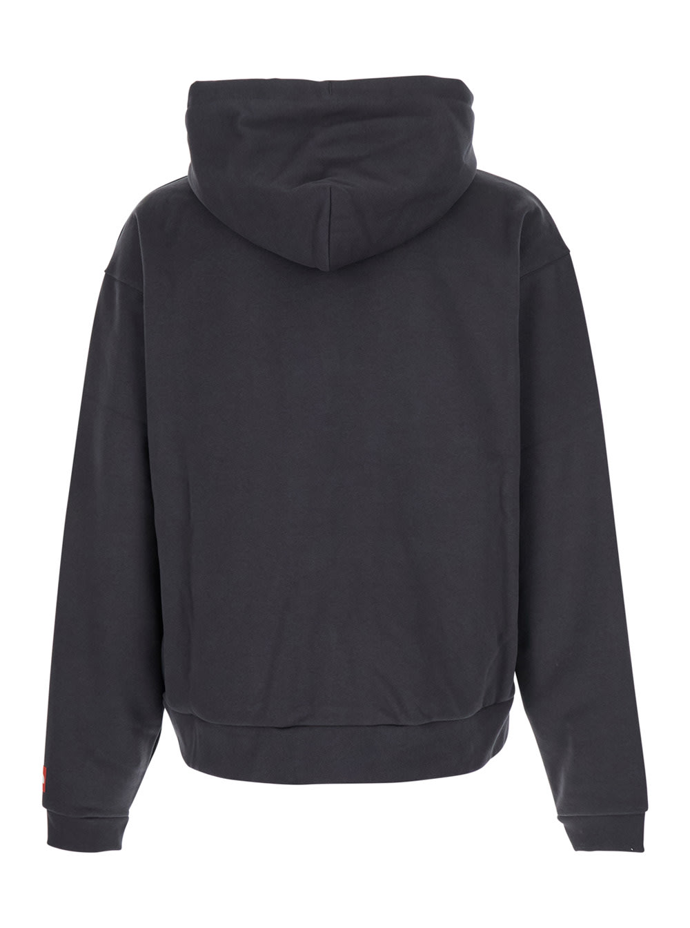 The North Face Relaxed Fit Tnf Red Box Hoodie In Blue