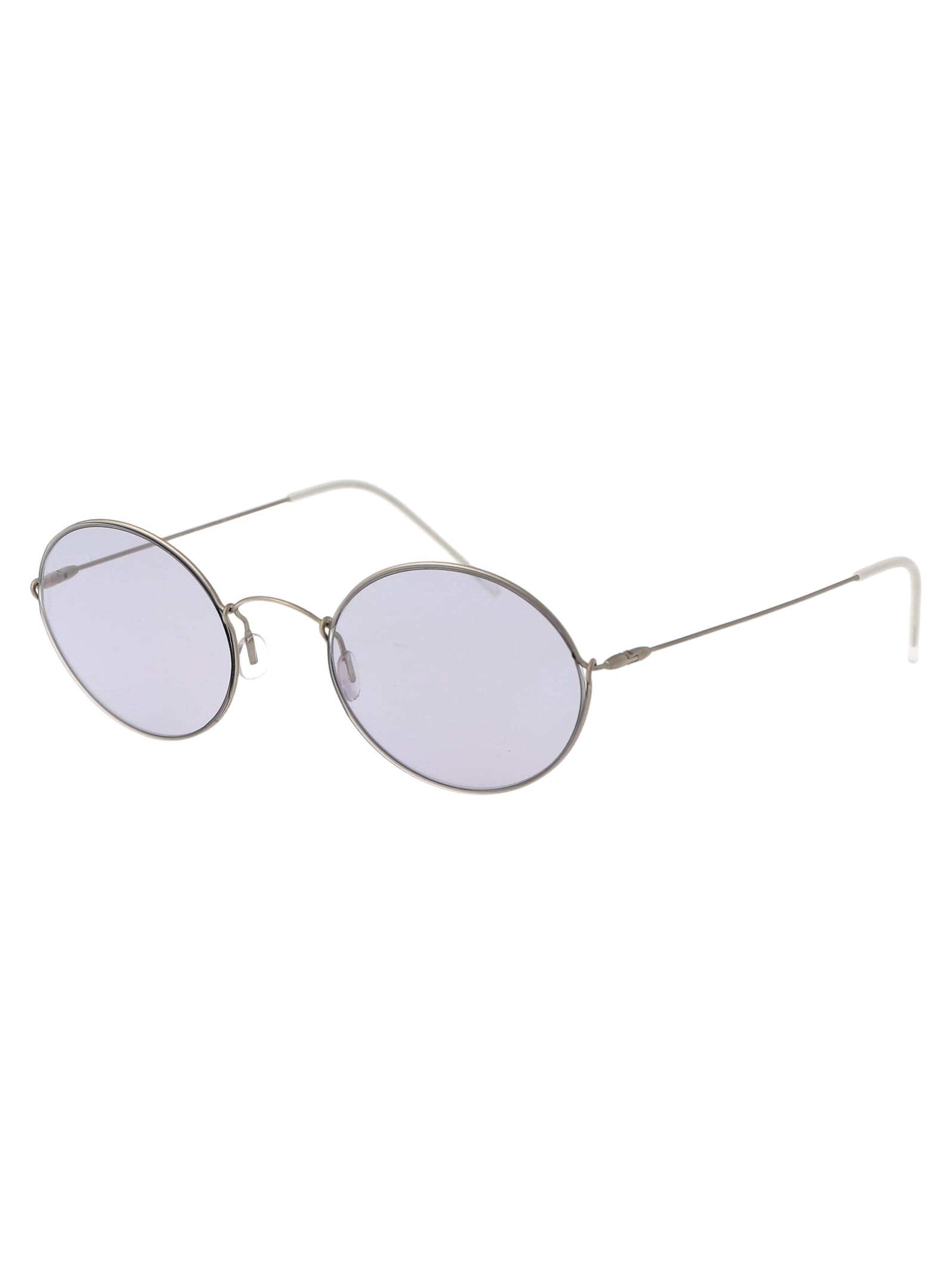 Shop Giorgio Armani 0ar6115t Sunglasses In 30451a Silver