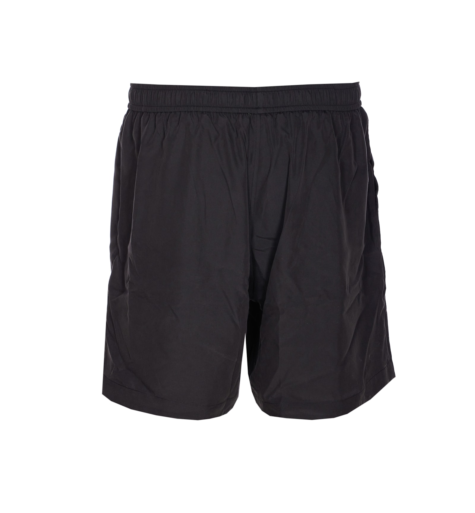 Amiri Elasticized Waist Knee Length Shorts With Print