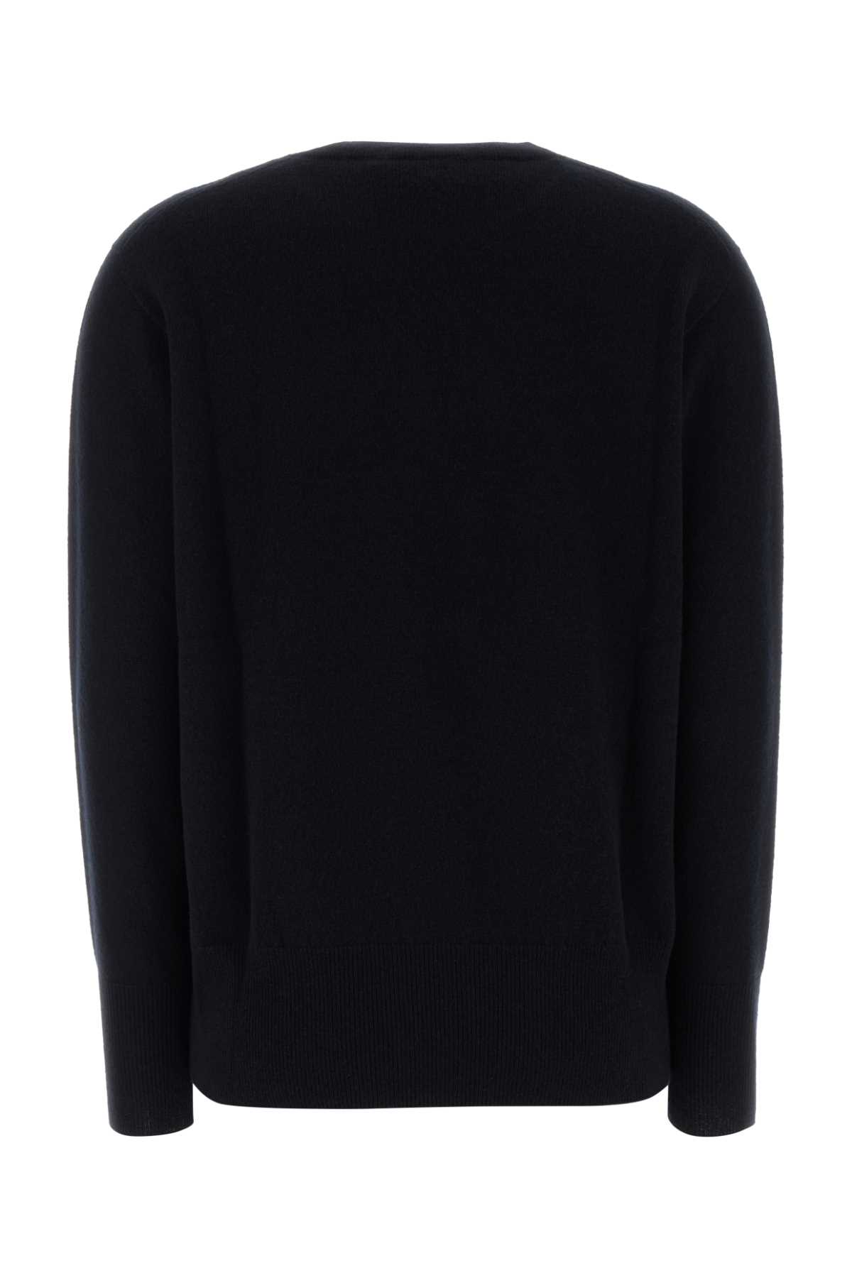 The Row Oversized Cashmere Leilani Sweater With Crew Neck In Blue