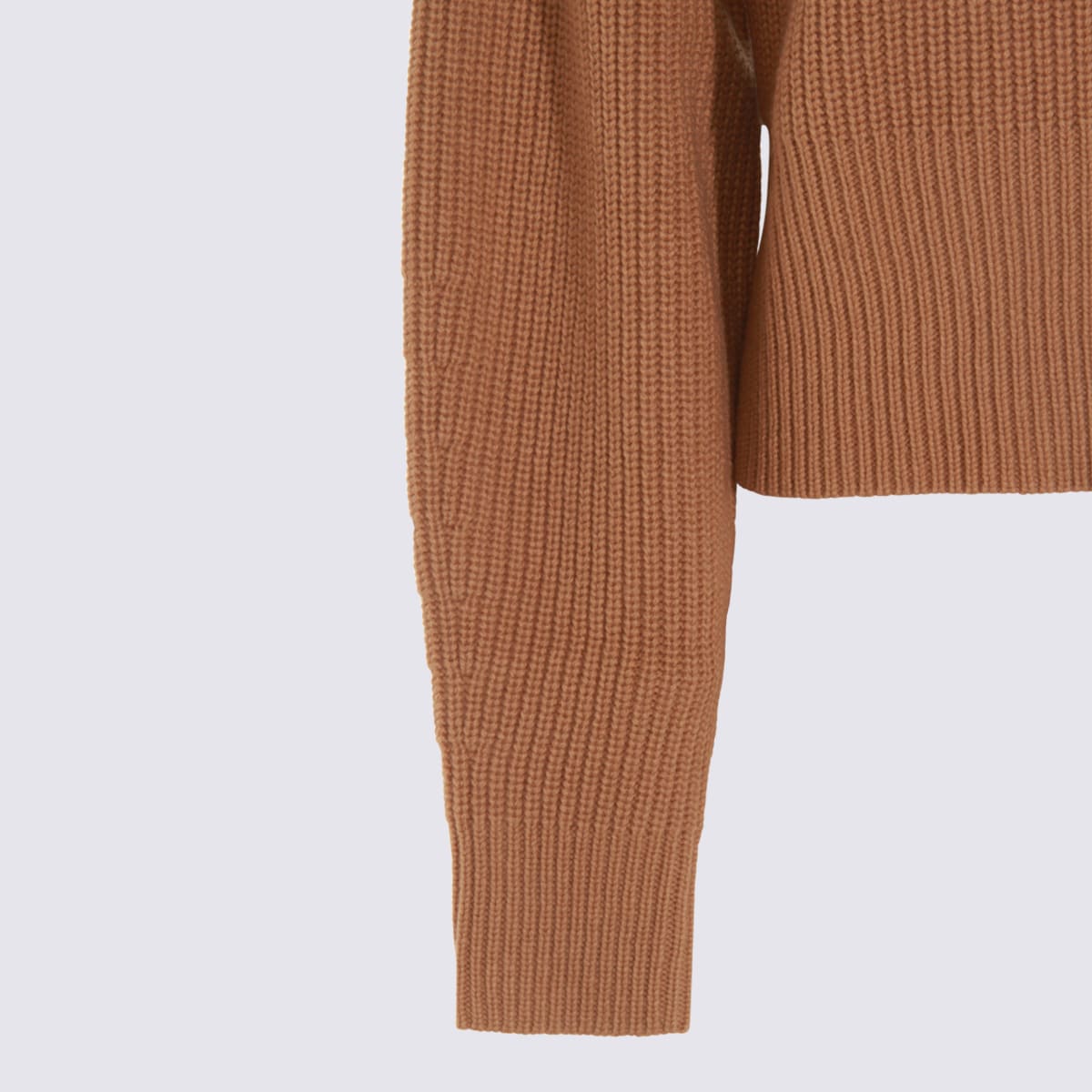 Max Mara Brown Wool Nadar Knitwear In Brown
