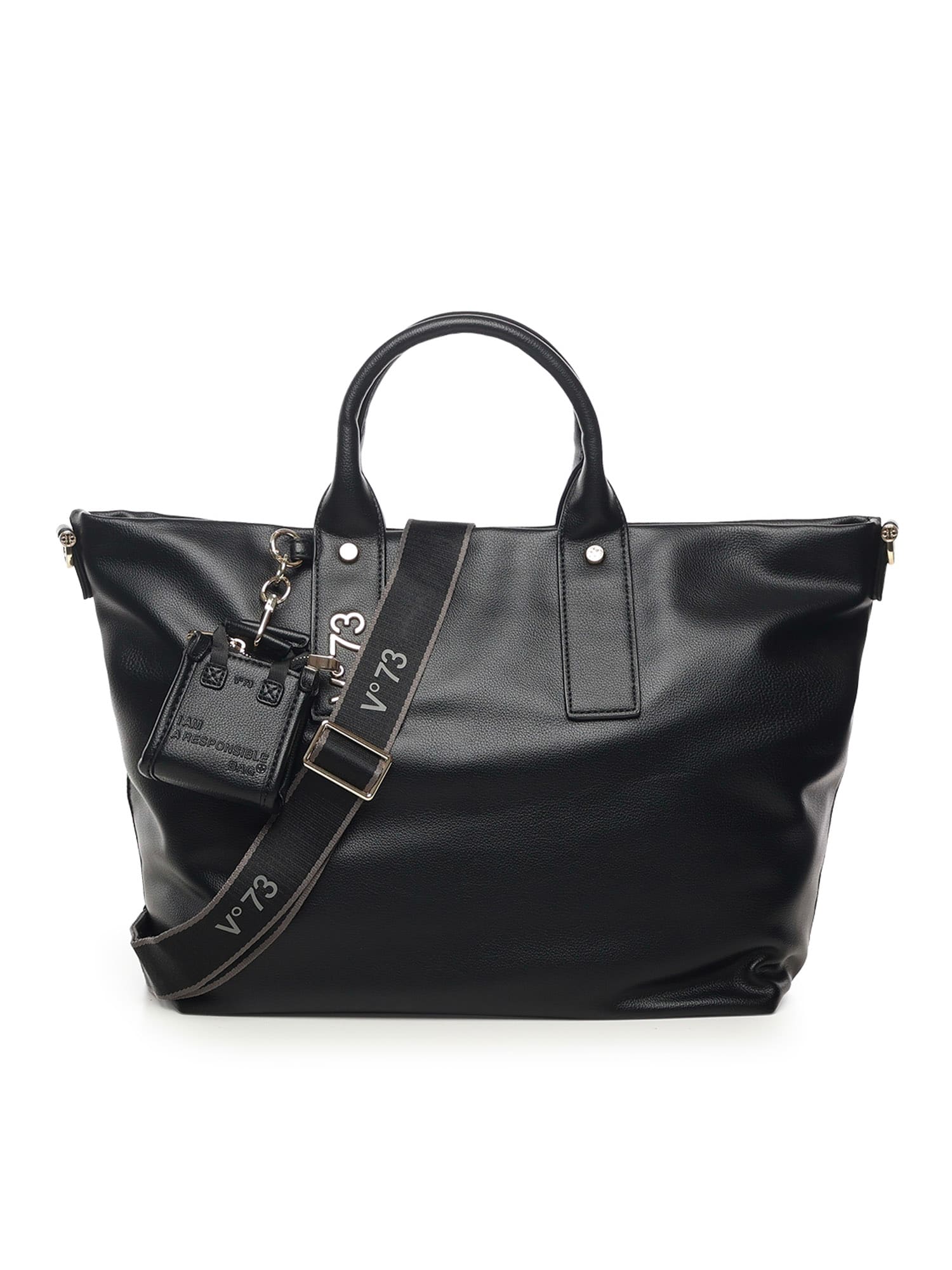 V73 Matilda Shopping Bag In Black