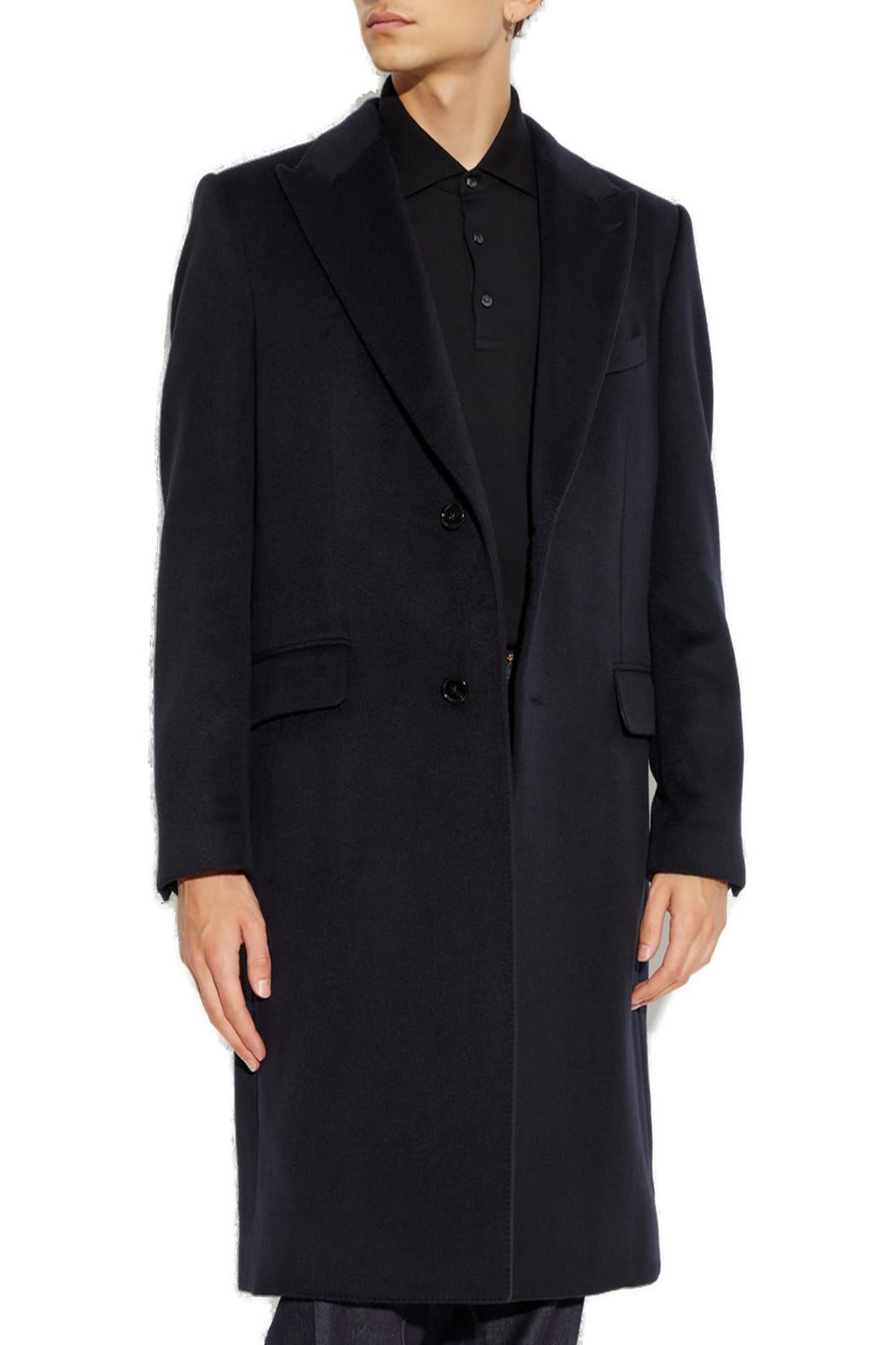 Shop Dolce & Gabbana Single-breasted Coat In Black