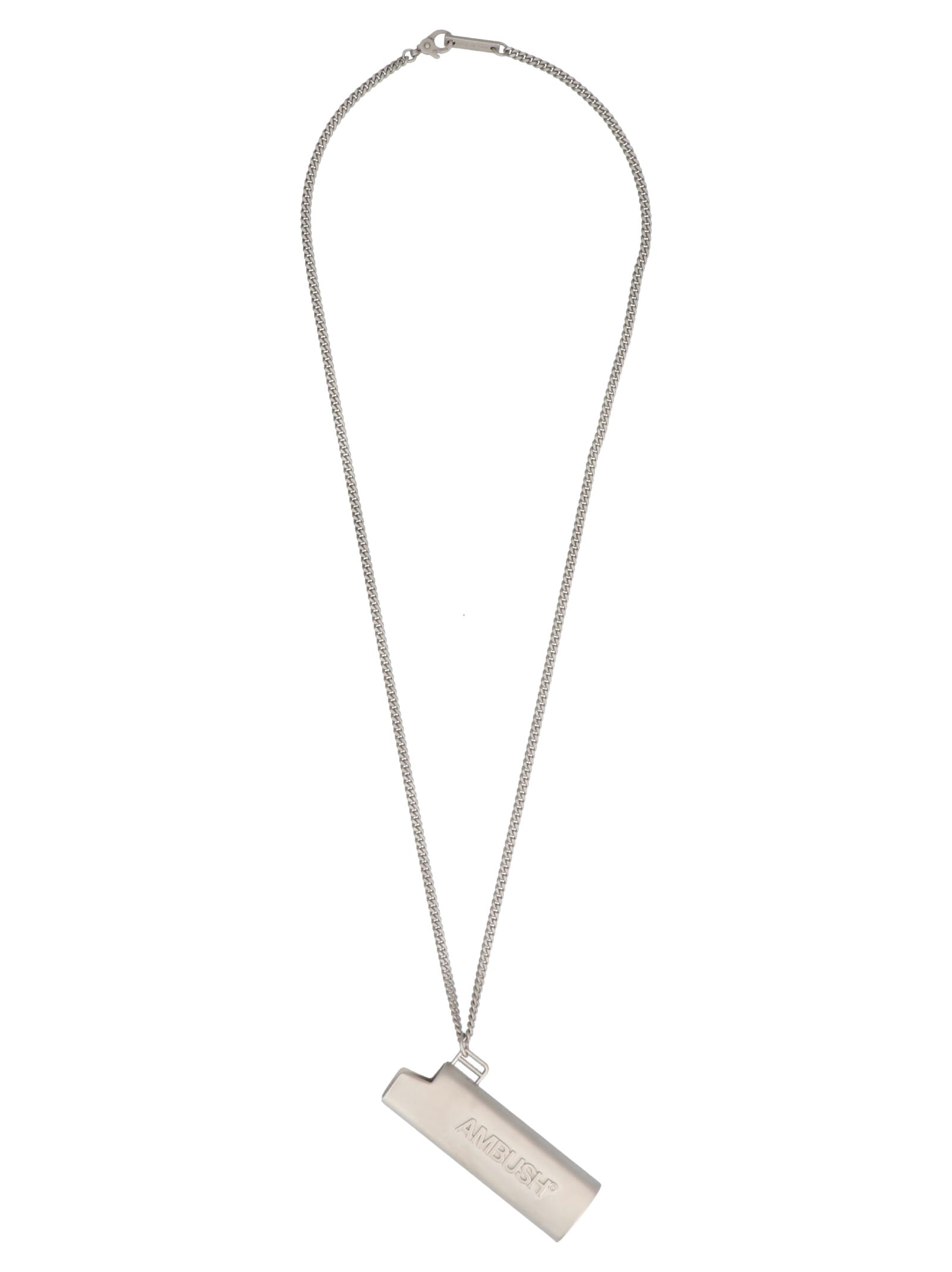 lighter Case' Necklace - Silver 