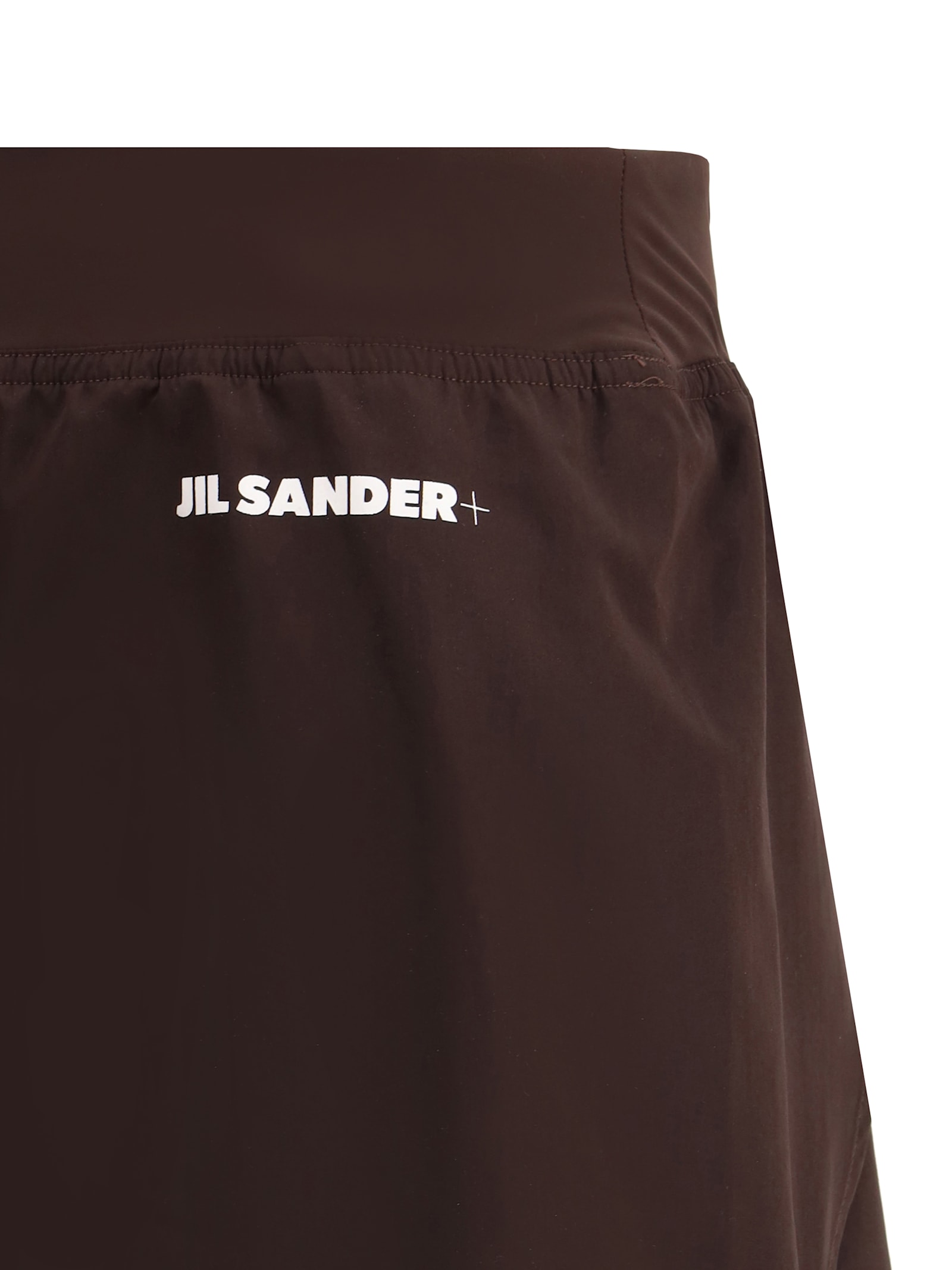 Jil Sander Sports Shorts In Brown