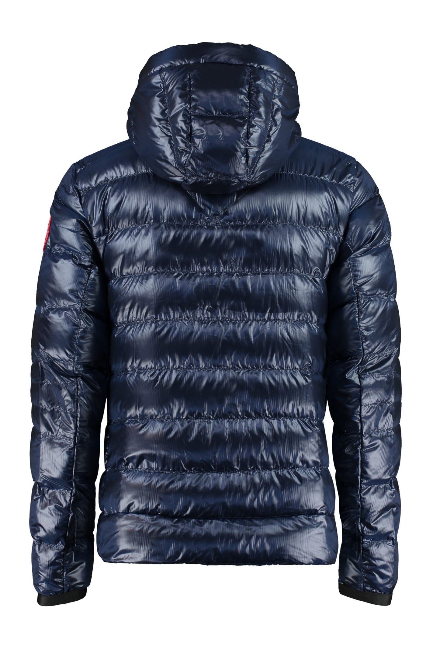 Shop Canada Goose Crofton Hooded Down Jacket In Blue