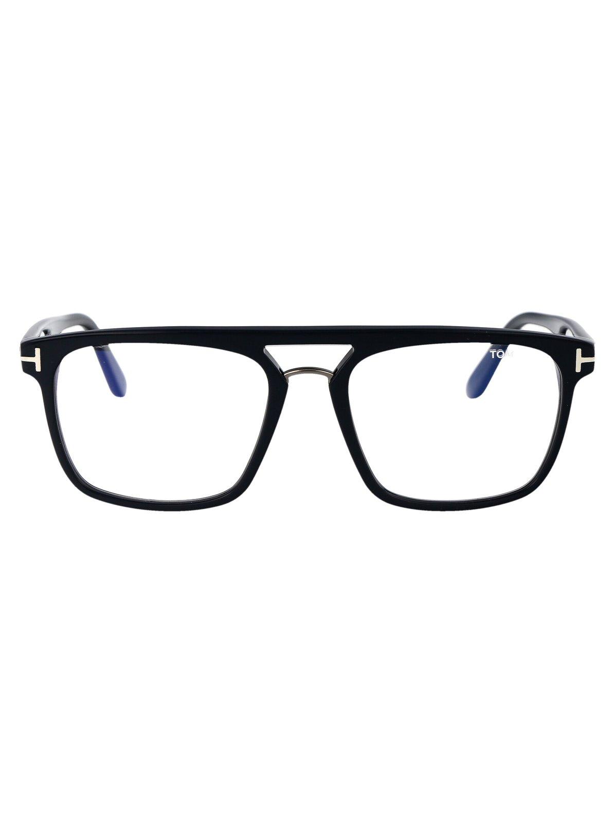 Shop Tom Ford Square Frame Glasses In 090