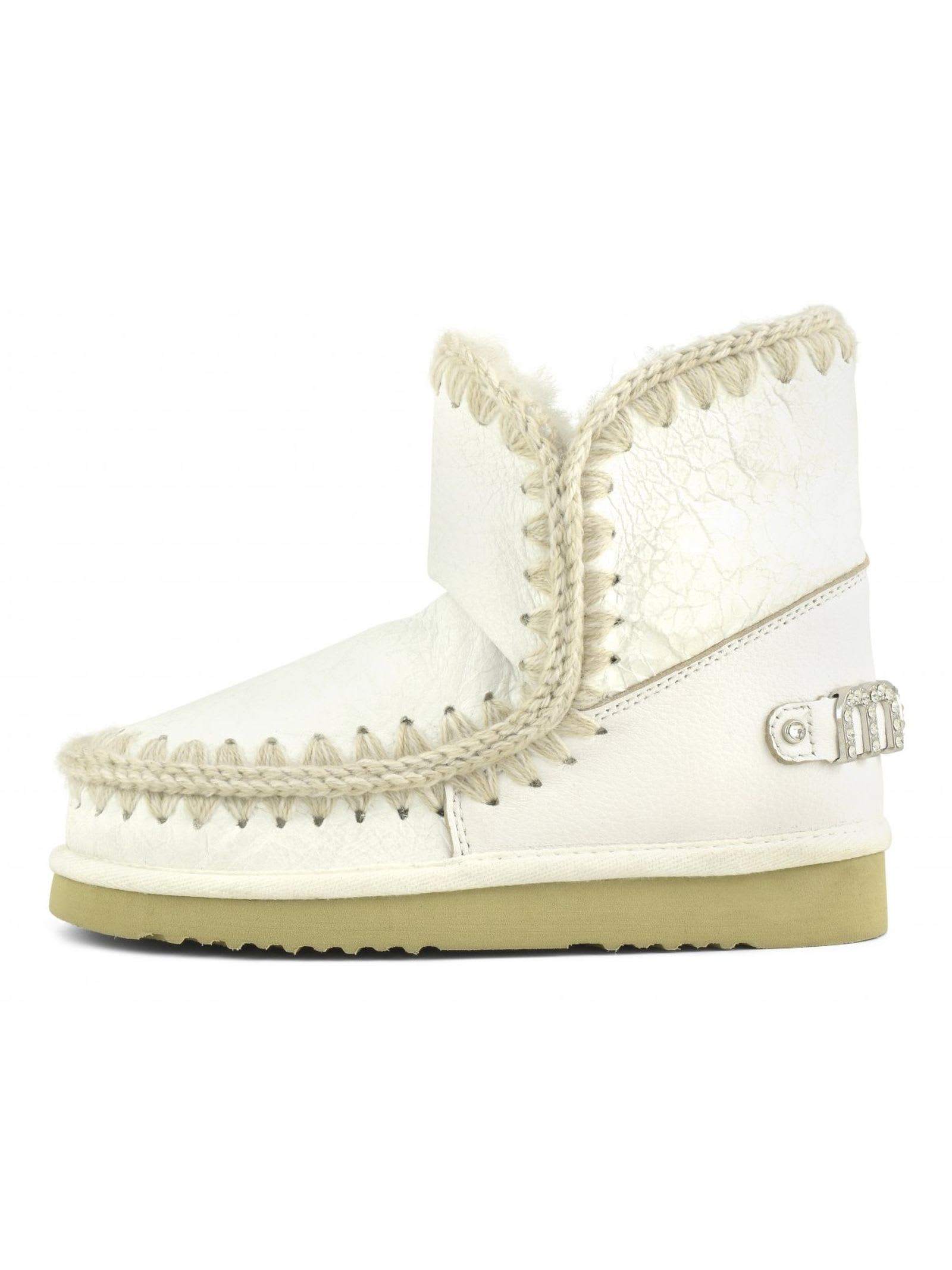 MOU WHITE SHEEPSKIN ESKIMO 18 