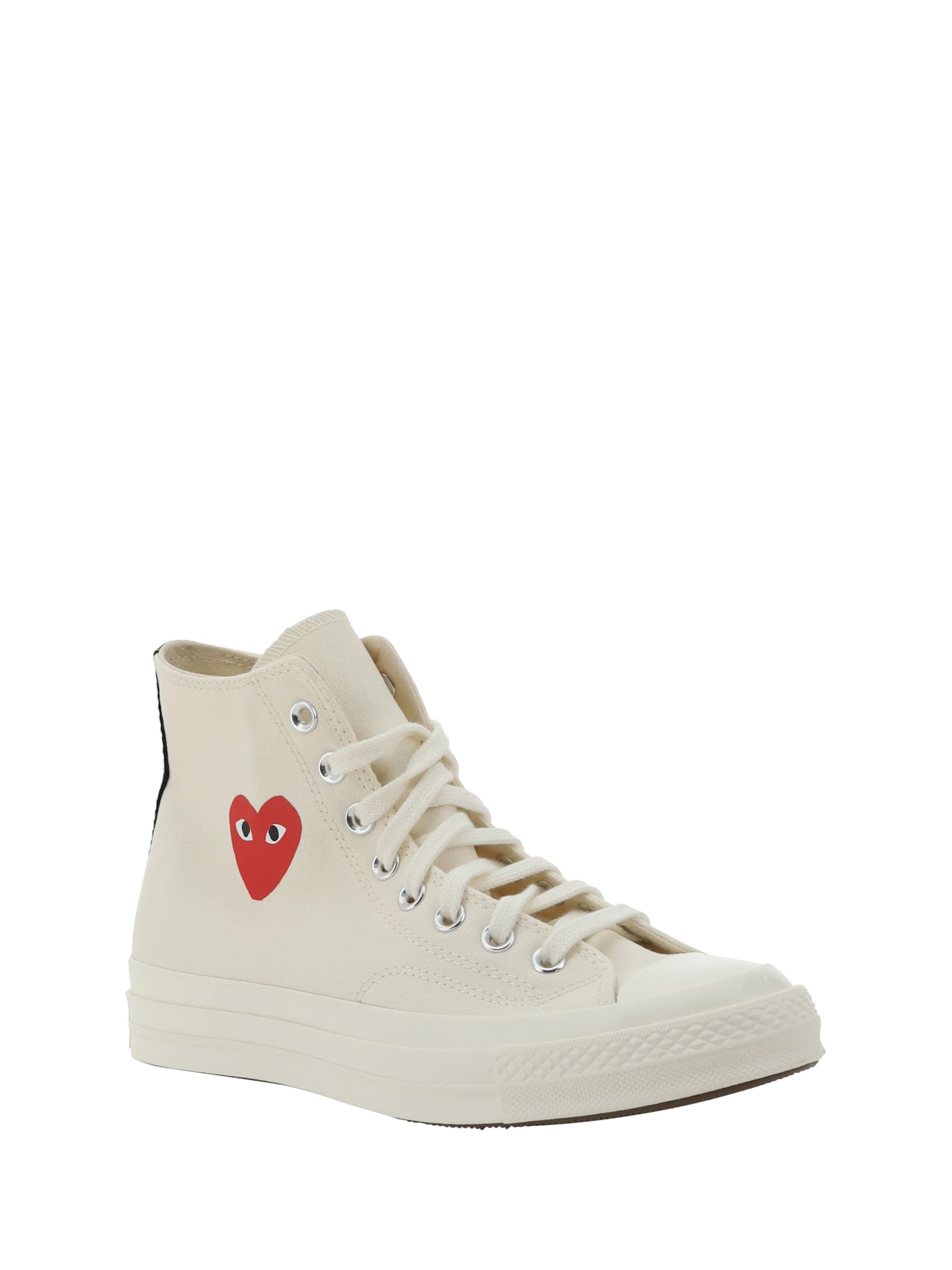 Comme Des Garçons Play Comme Des Garcons Play X Converse Single Heart Chuck 70 Sneakers In Neutral
