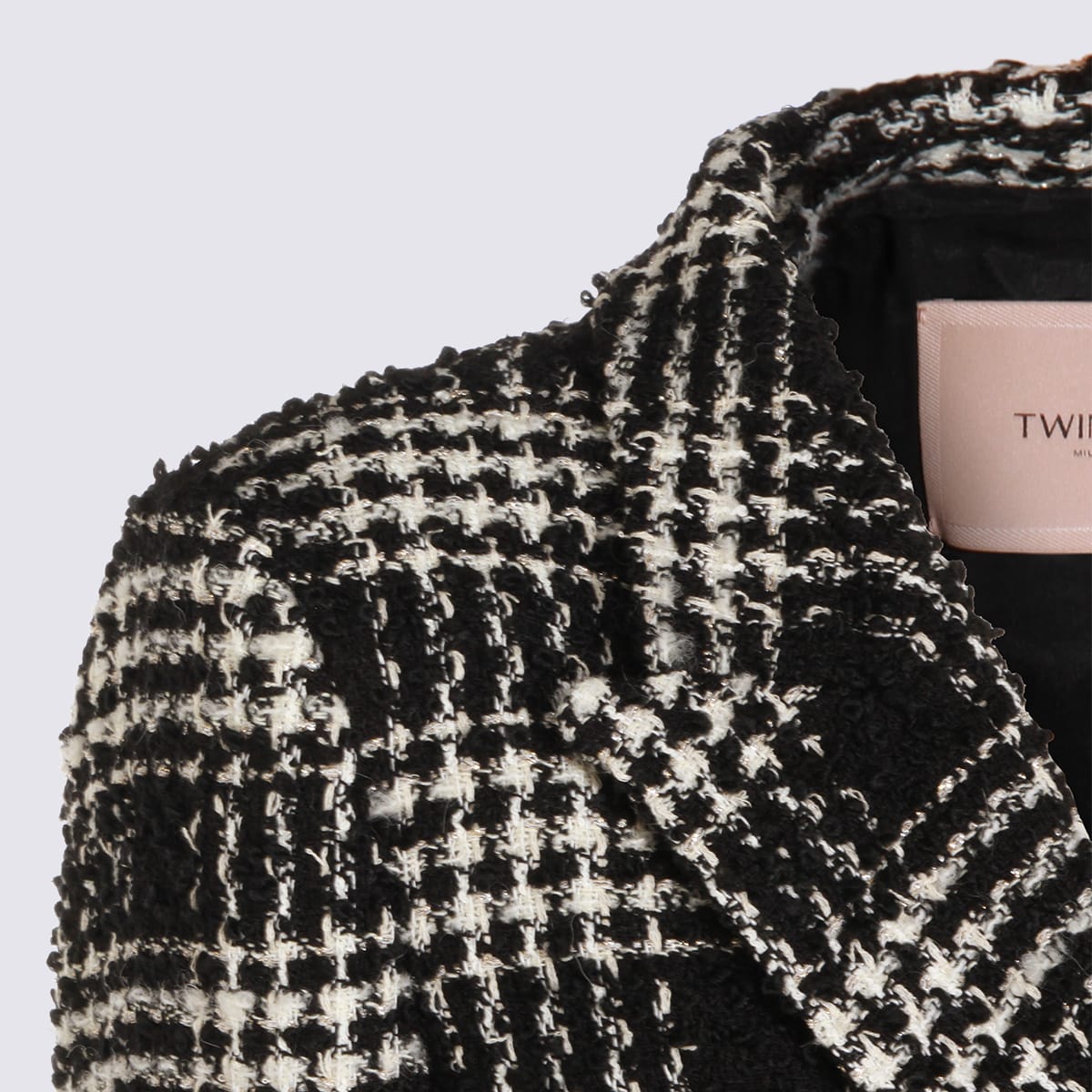 Twinset Longline Blazer Featuring Button Detailing In Black