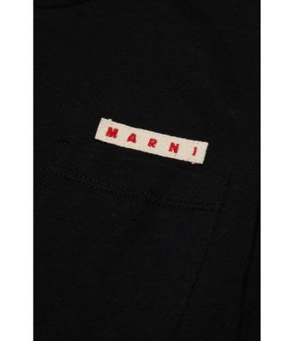 Shop Marni T-shirt Con Logo In Black