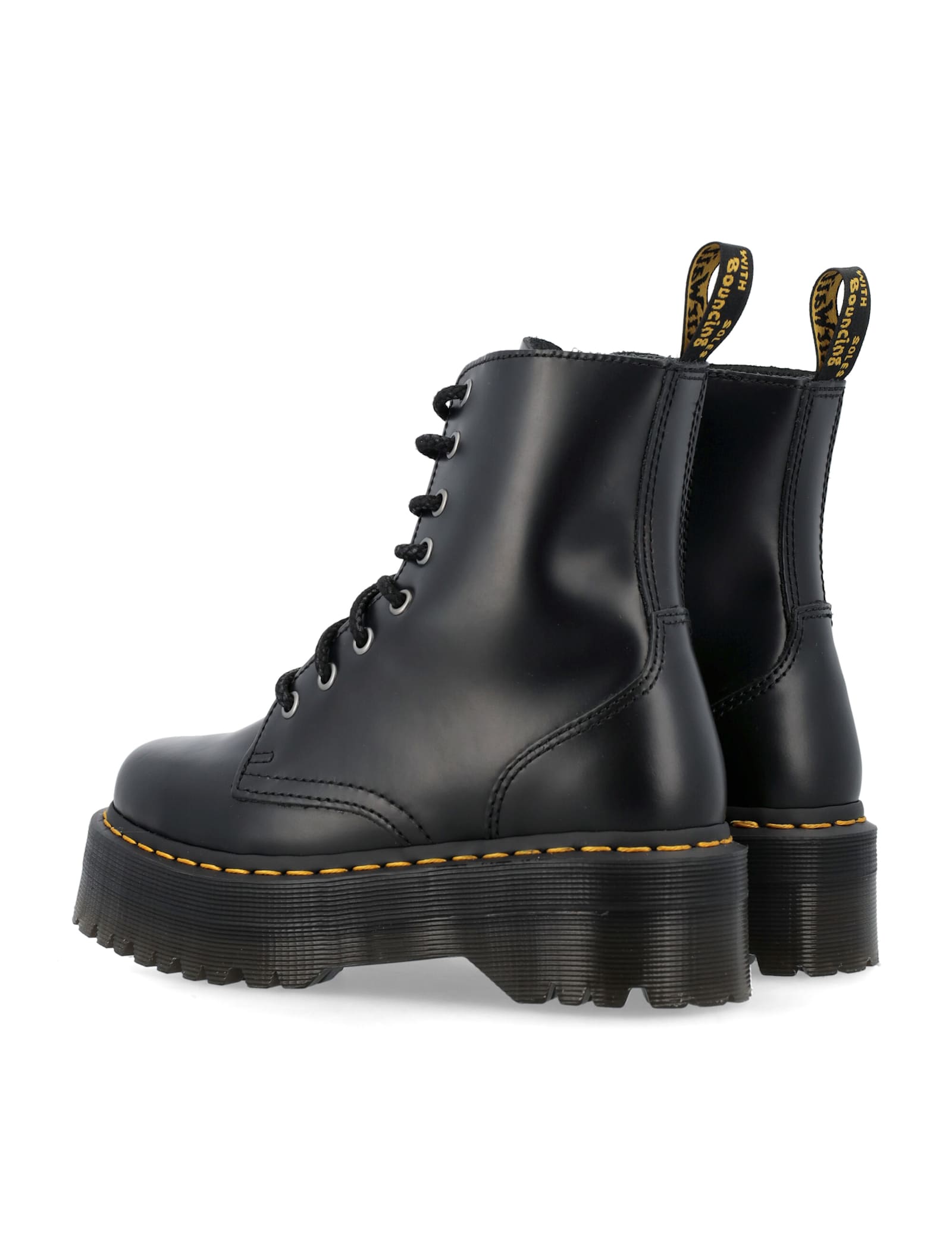 Shop Dr. Martens' Jadon Platform Boots In Black