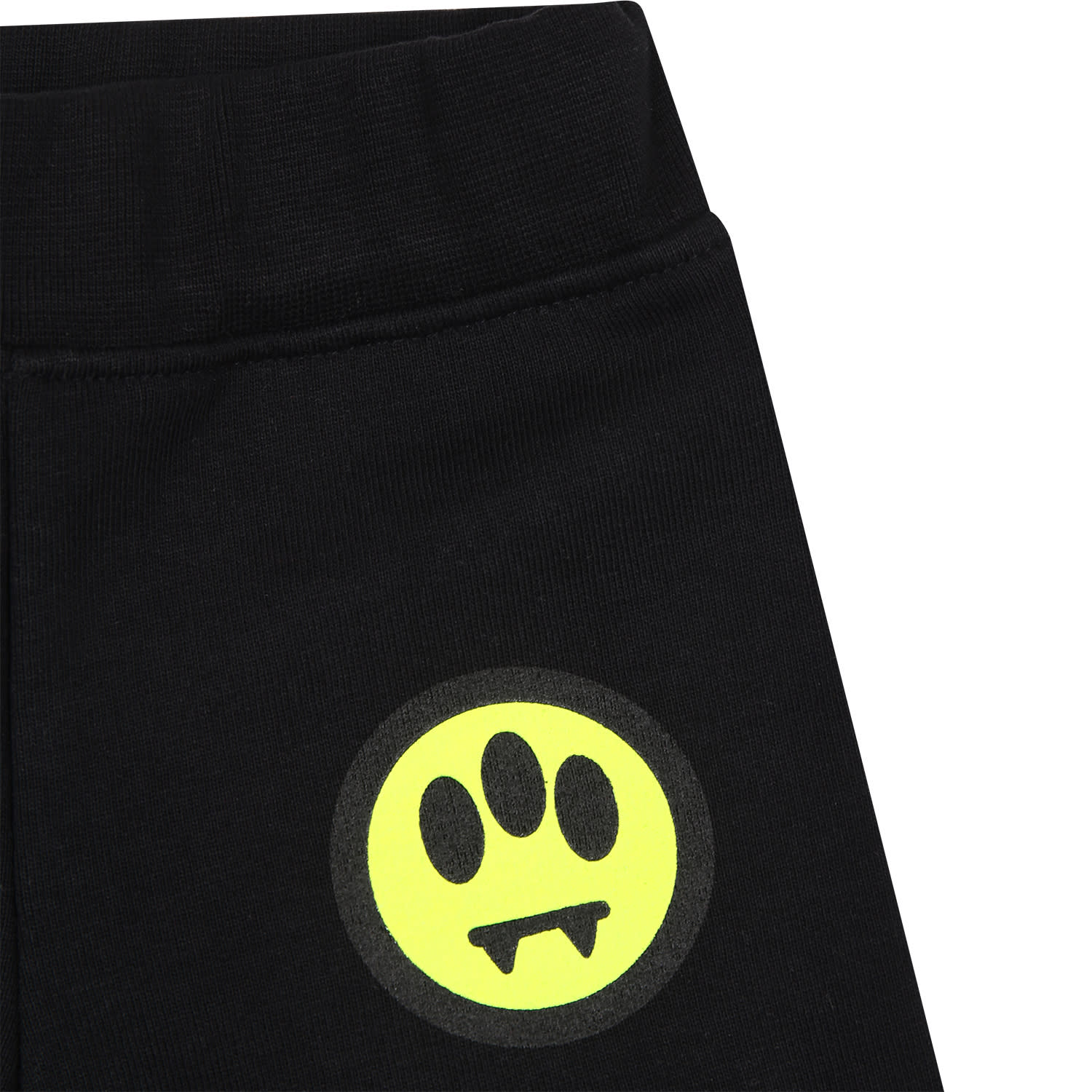 Shop Barrow Black Trousers For Baby Boy With Logo