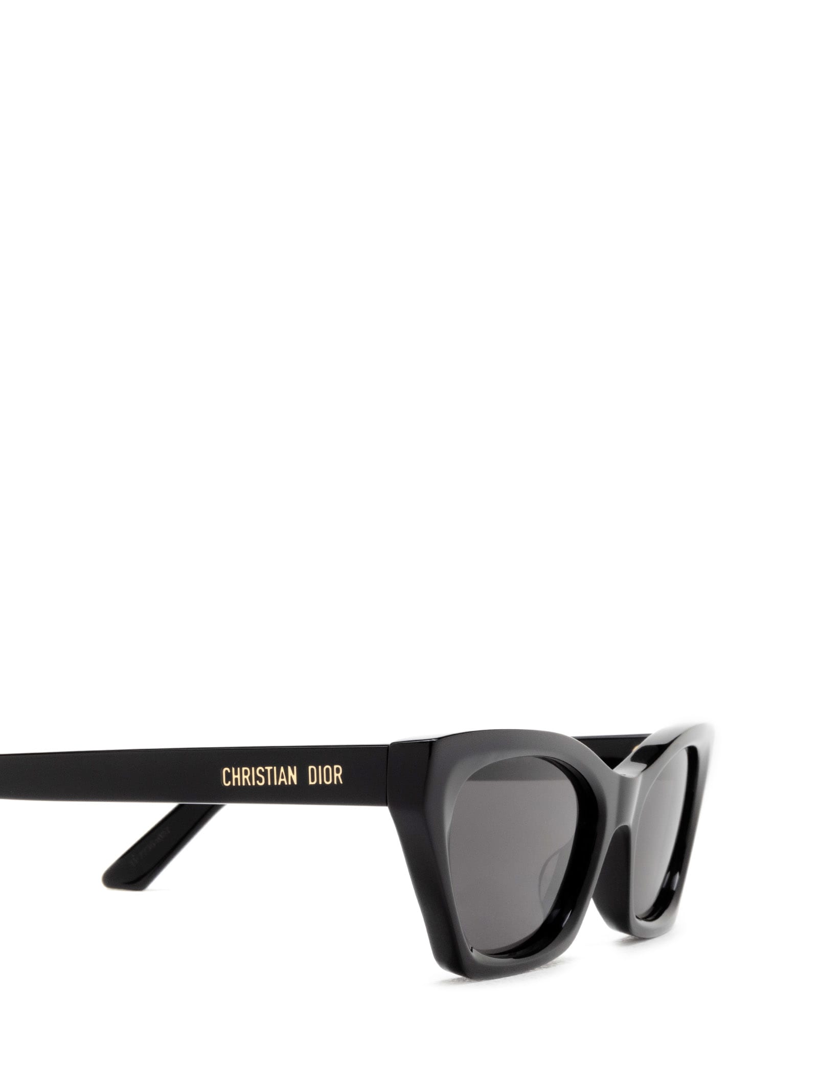 Shop Dior Midnight B1i Black Sunglasses In 01a - Black