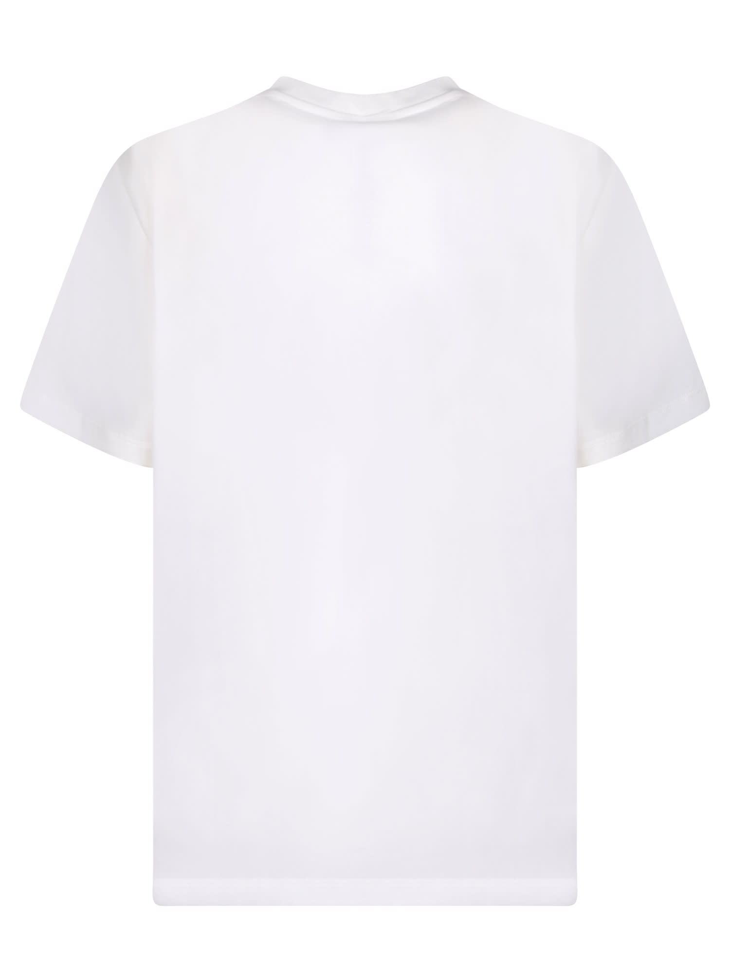 Shop Rabanne Paco  White  Logo T-shirt