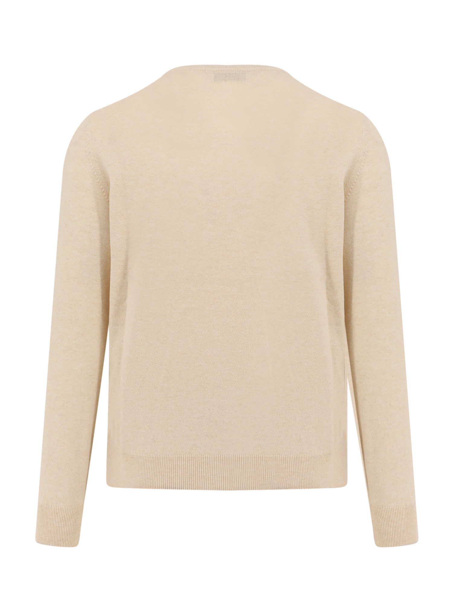 Brunello Cucinelli Men Regular Fit Cashmere Sweater In Yellow