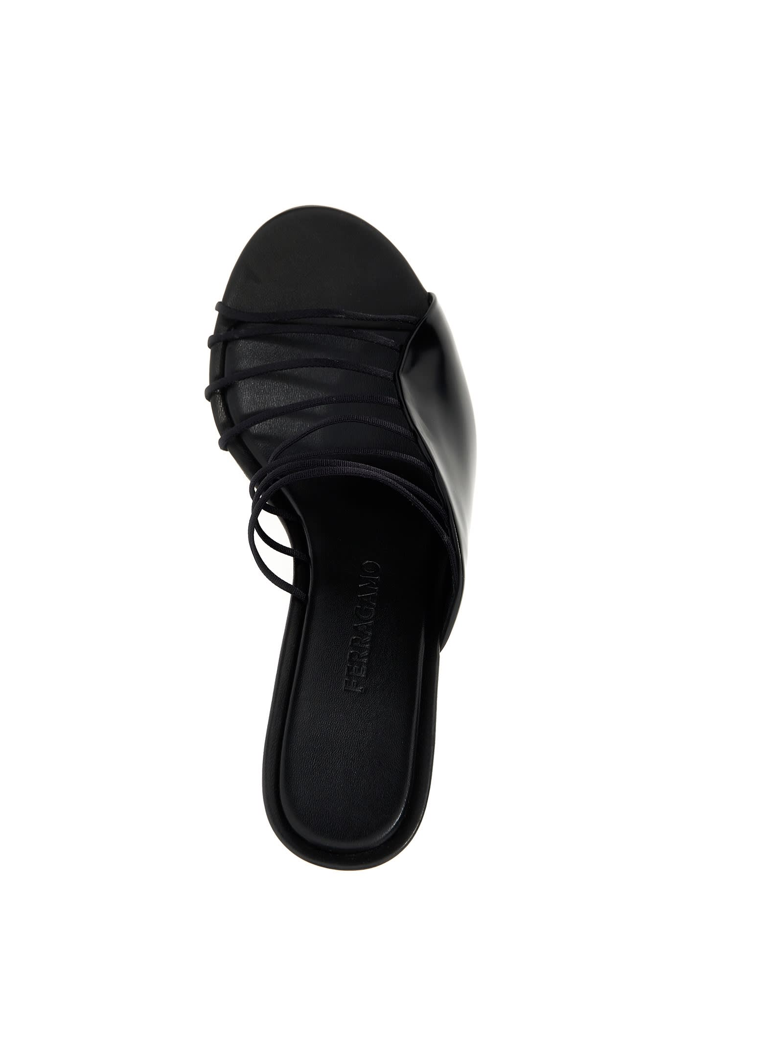 Shop Ferragamo Altaire Sandals In Black