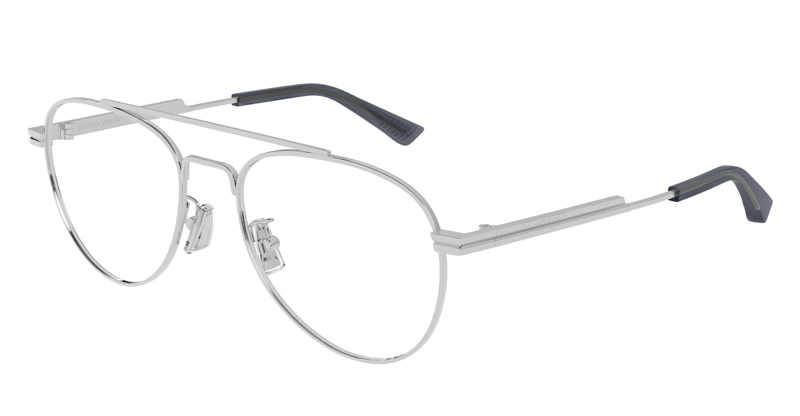 Bottega Veneta Bv1340ok-002 - Silver Rx / Asian Fit Glasses