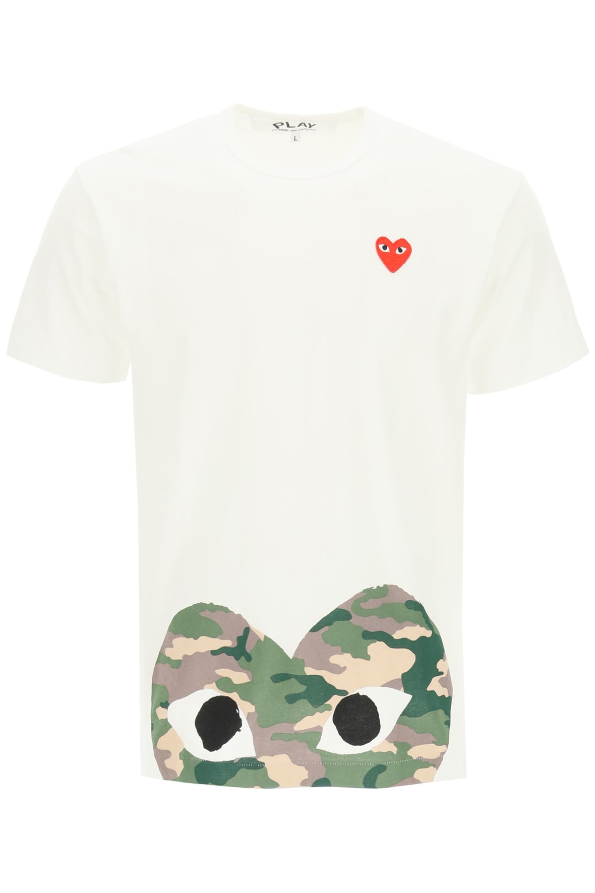 Comme des Garçons Play Play Heart Camou T-shirt